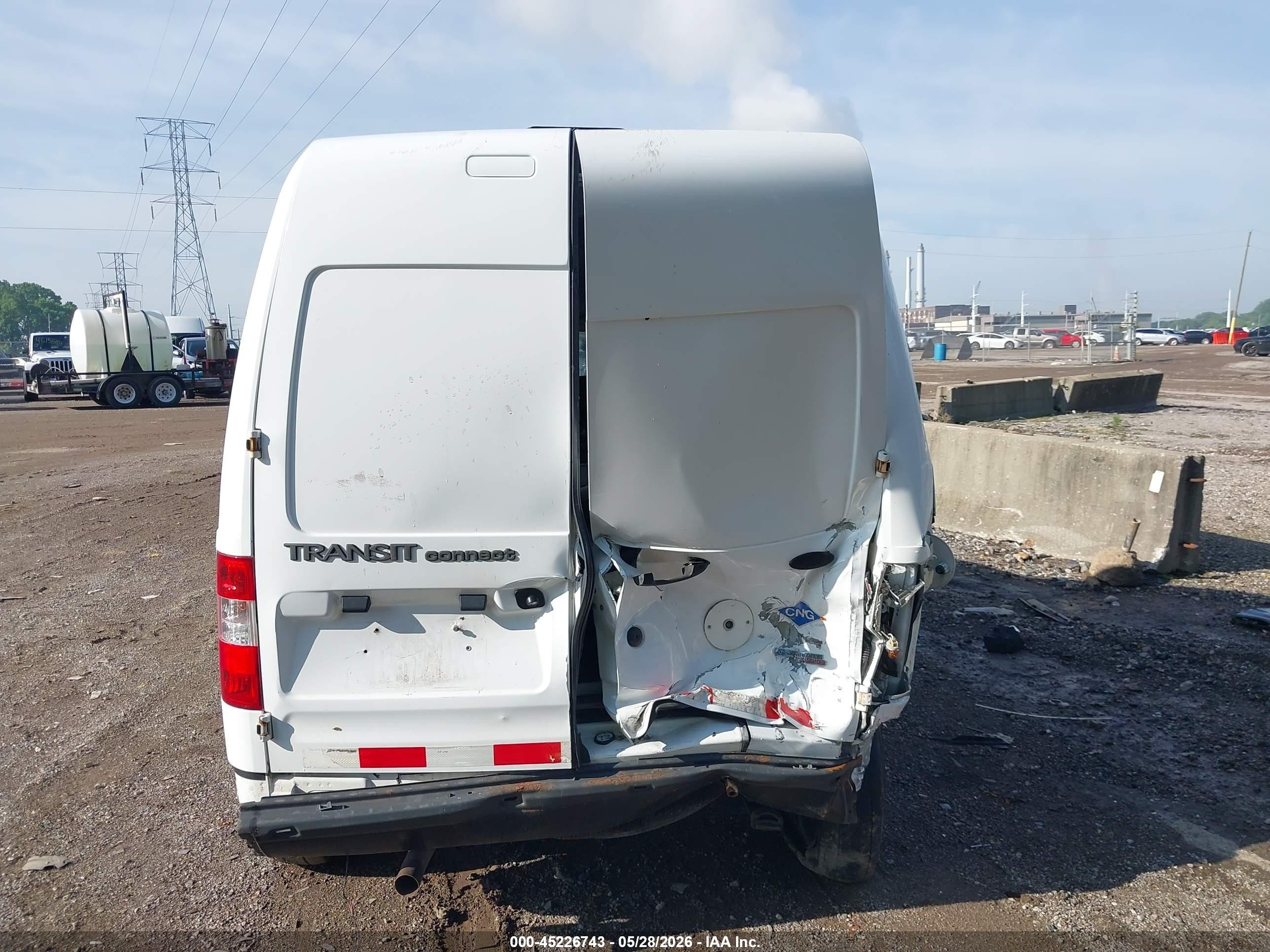 2012 Ford Transit Connect Xl White vin: NM0LS7AN7CT083081
