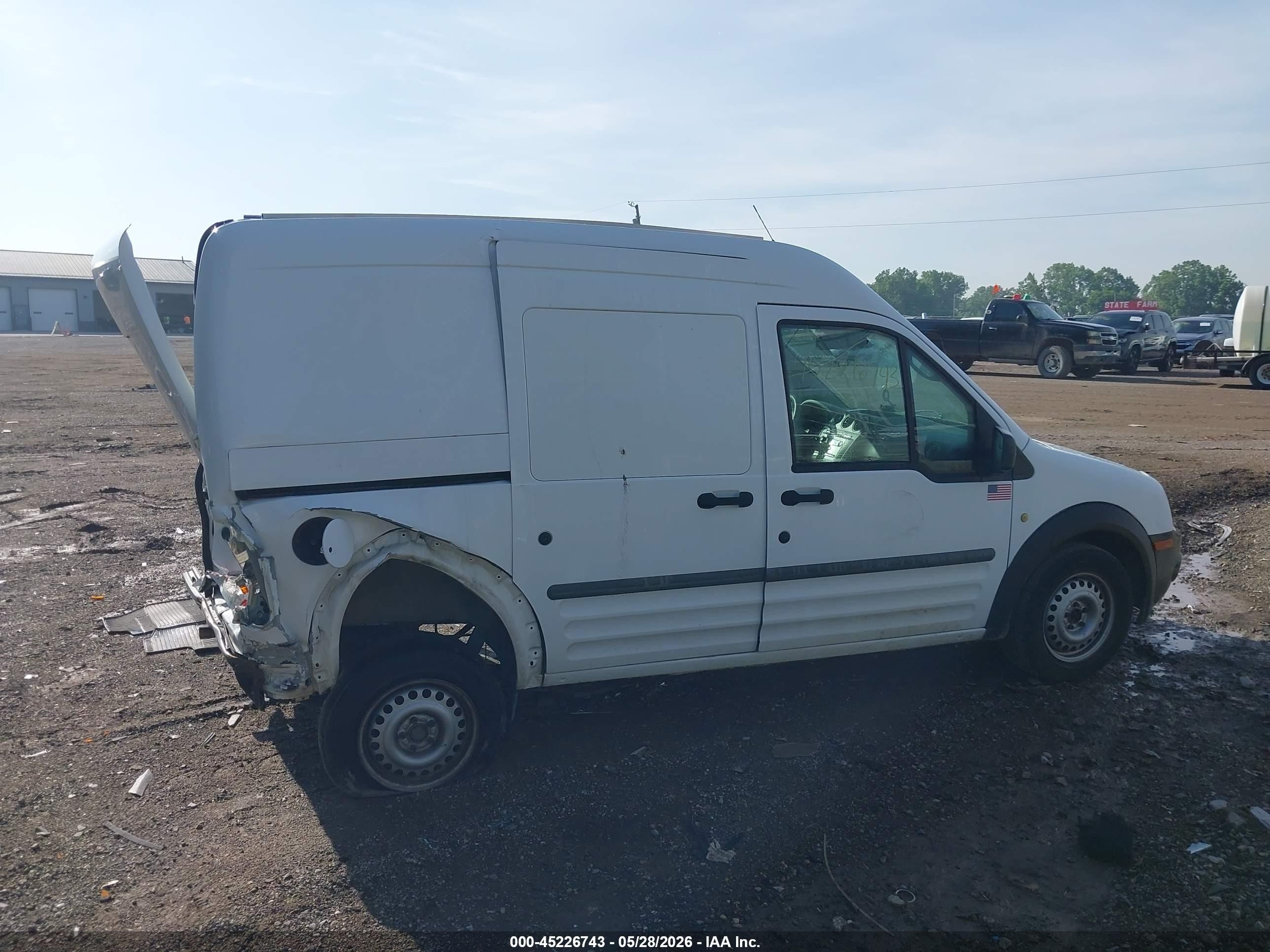 2012 Ford Transit Connect Xl White vin: NM0LS7AN7CT083081