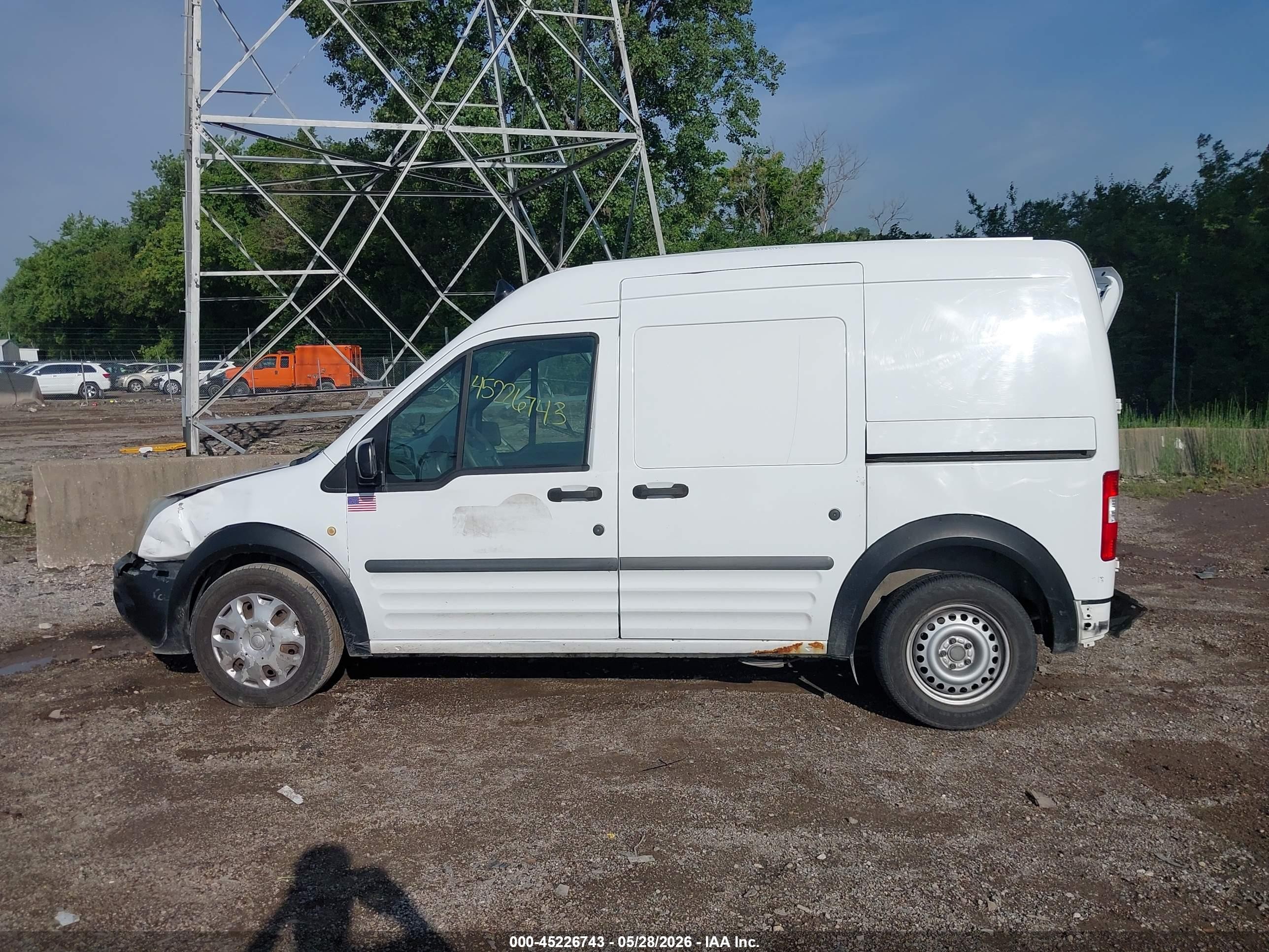 2012 Ford Transit Connect Xl White vin: NM0LS7AN7CT083081