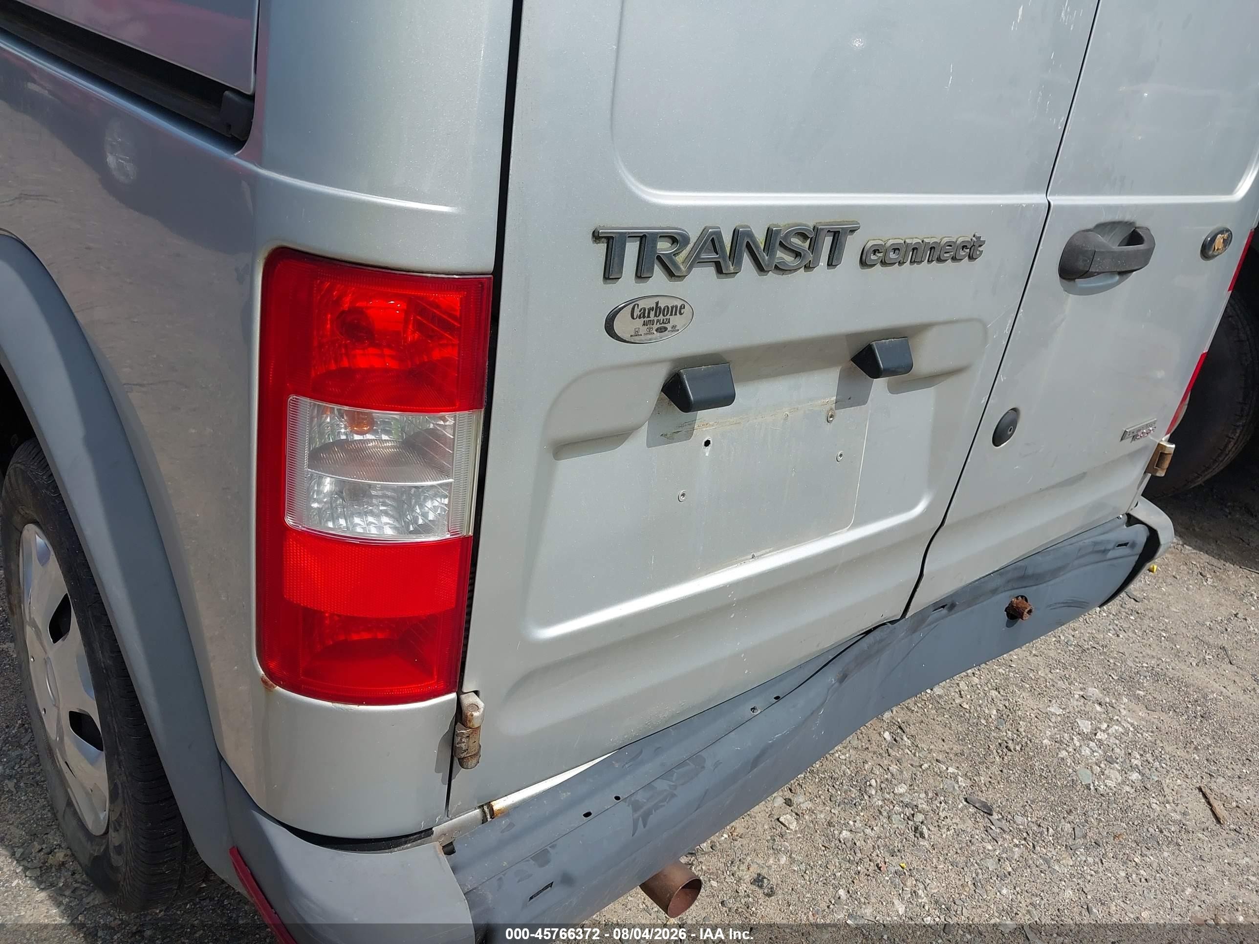 2012 Ford Transit Connect Xl Silver vin: NM0LS7AN7CT093612