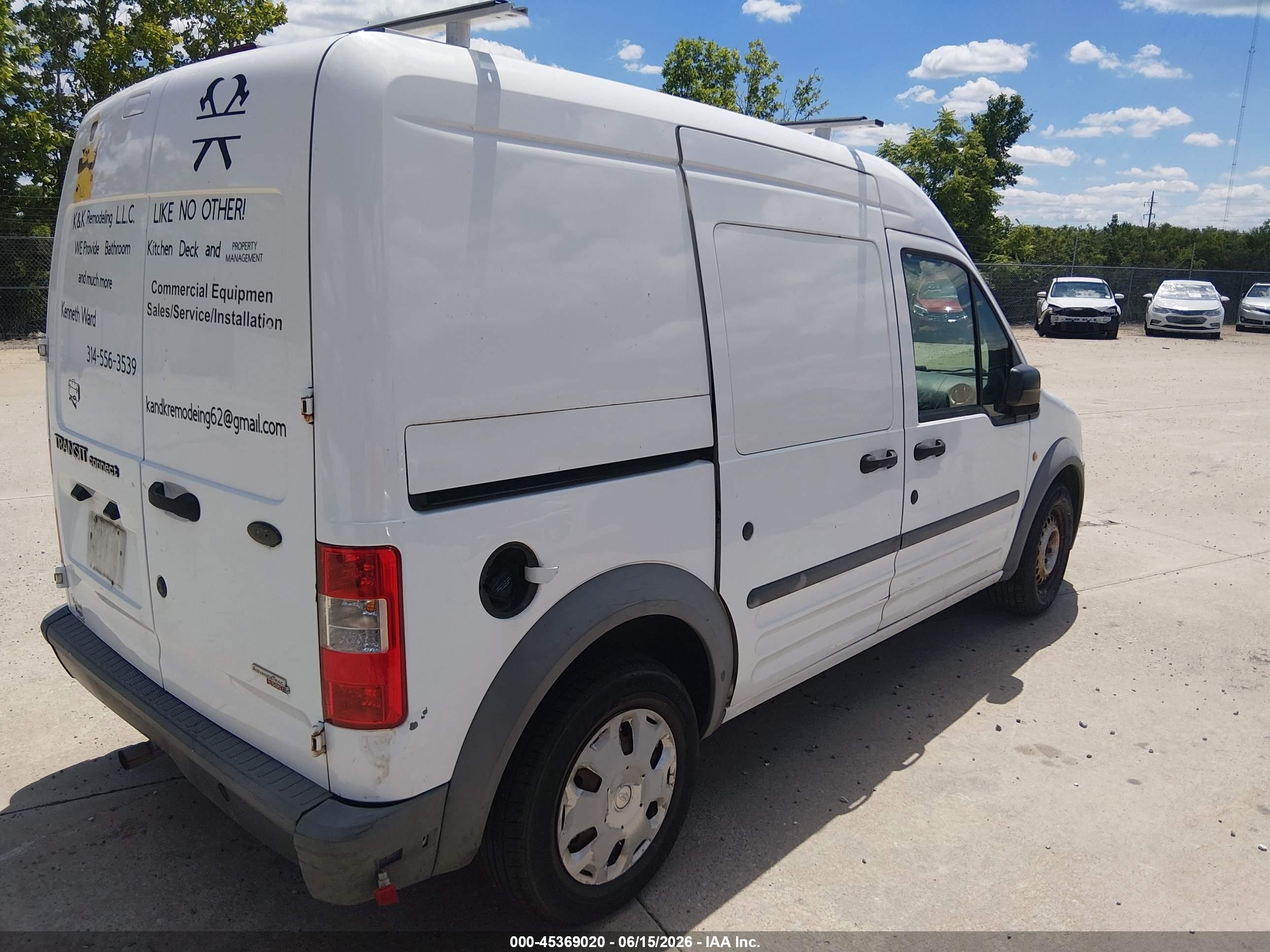 2012 Ford Transit Connect Xl White vin: NM0LS7AN8CT121238