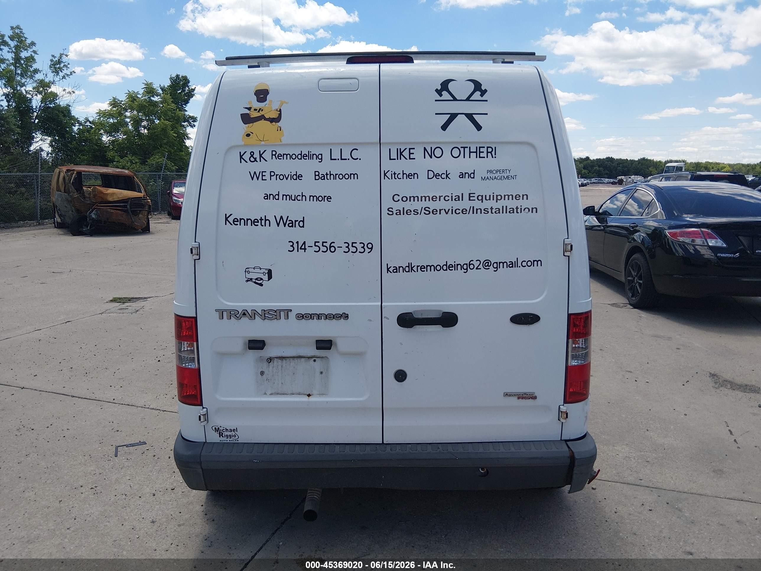 2012 Ford Transit Connect Xl White vin: NM0LS7AN8CT121238