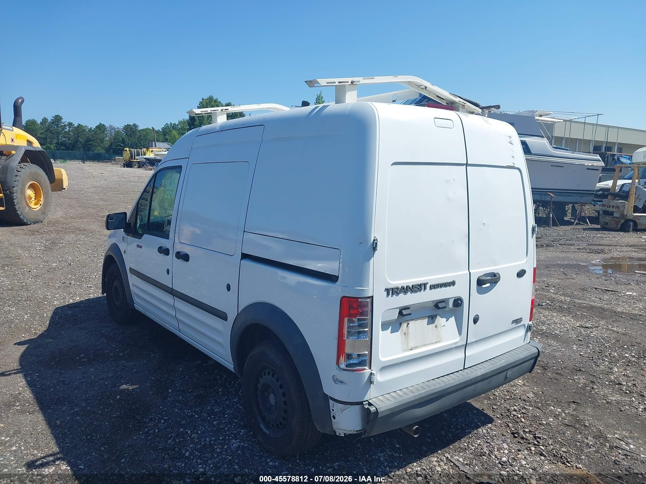 2013 Ford Transit Connect Xl White vin: NM0LS7AN8DT134671