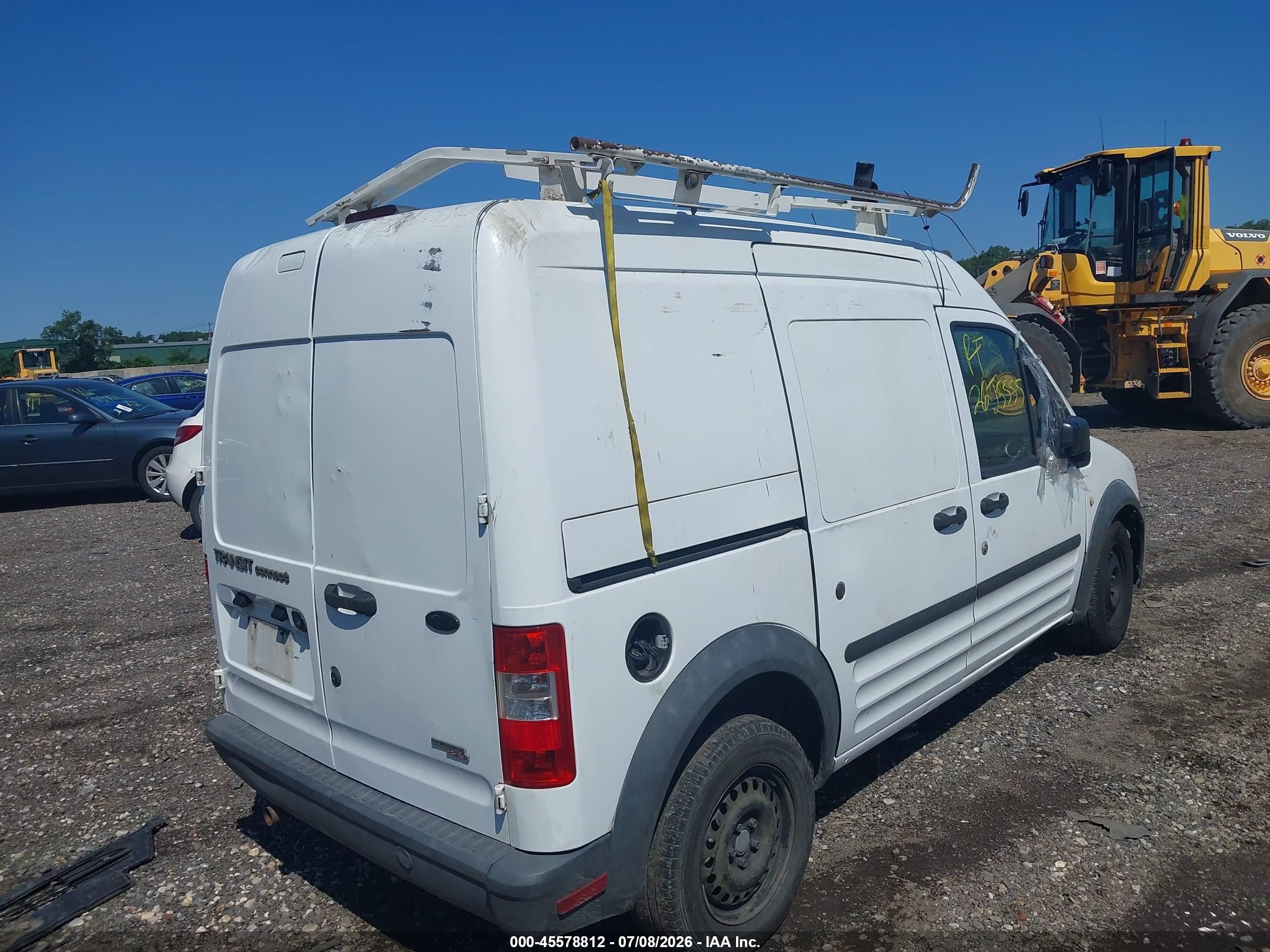 2013 Ford Transit Connect Xl White vin: NM0LS7AN8DT134671