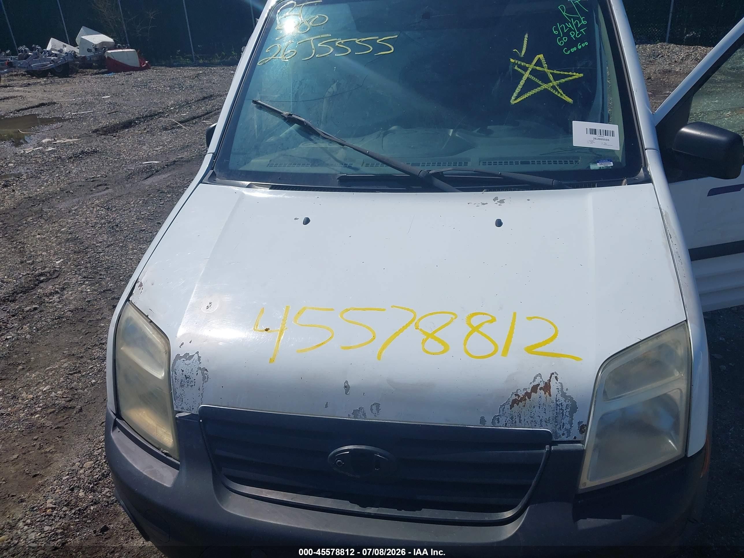 2013 Ford Transit Connect Xl White vin: NM0LS7AN8DT134671