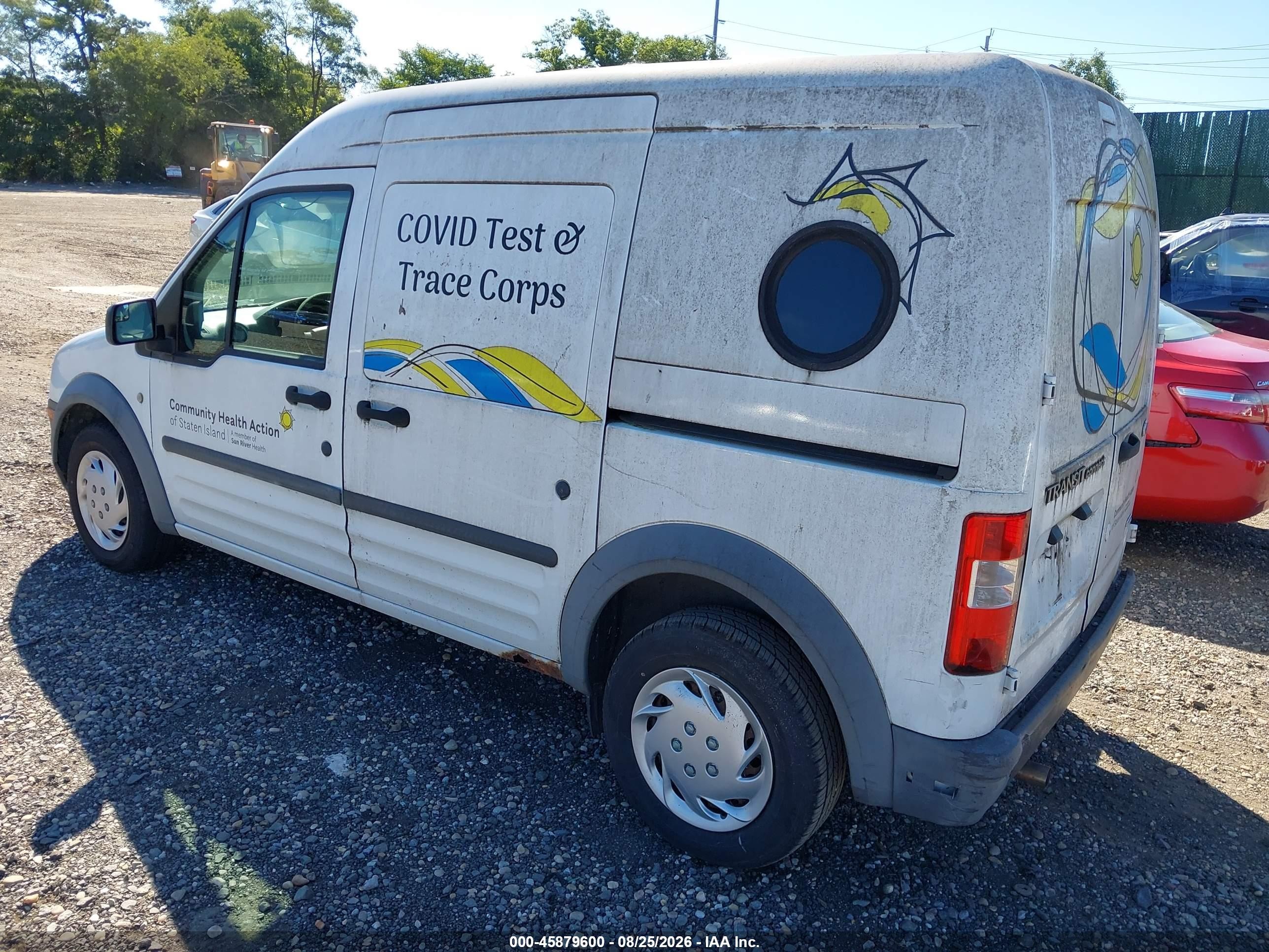 2013 Ford Transit Connect Xl Белый vin: NM0LS7AN8DT145475