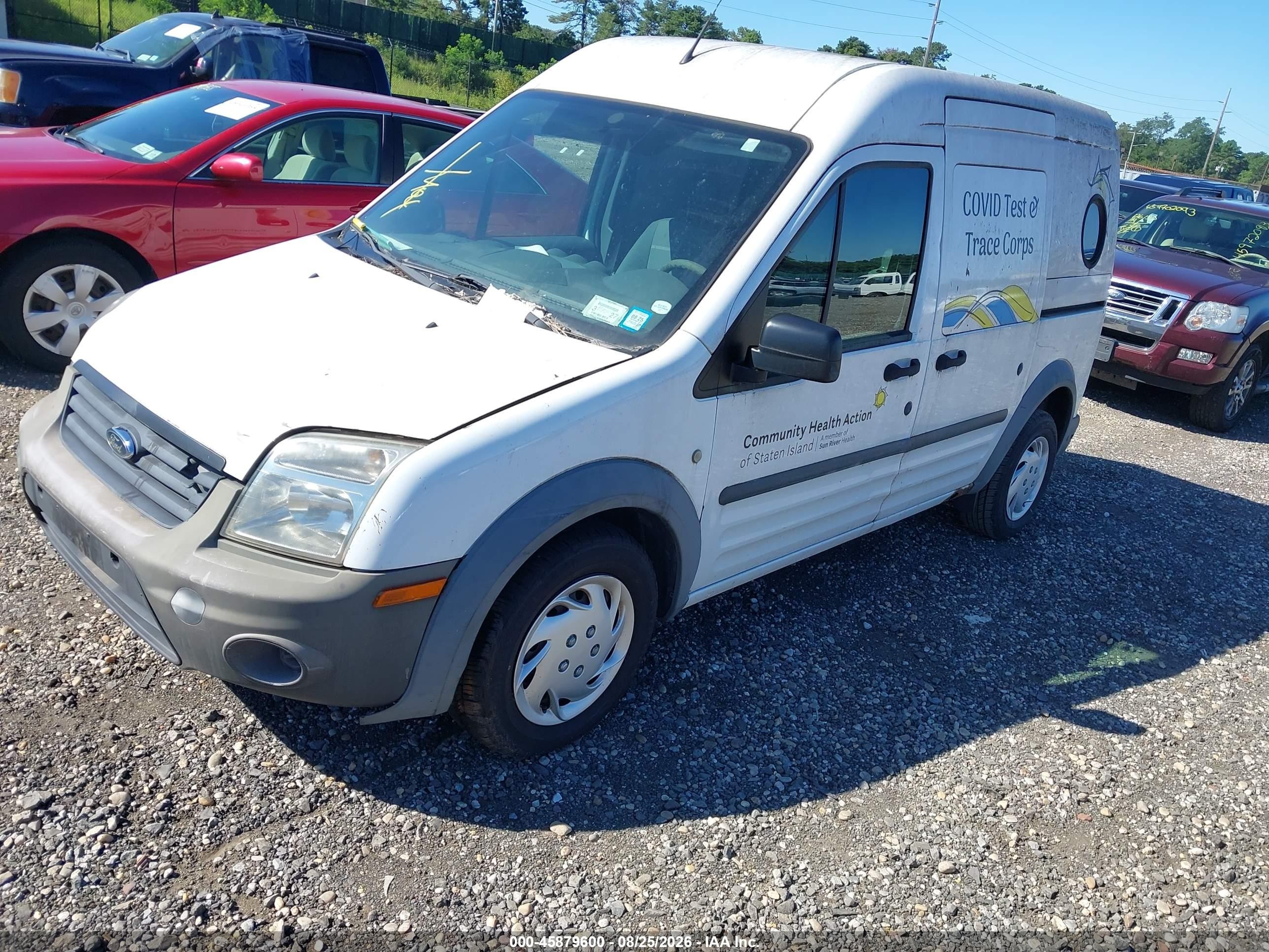 2013 Ford Transit Connect Xl Белый vin: NM0LS7AN8DT145475