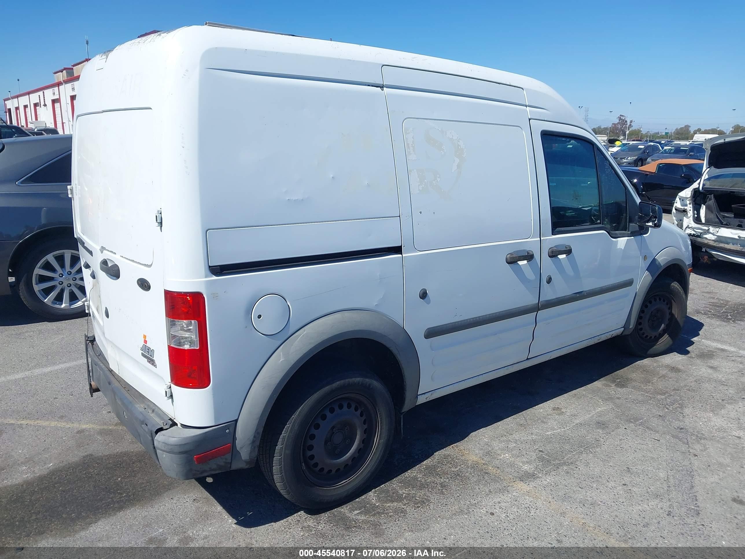2013 Ford Transit Connect Xl White vin: NM0LS7AN8DT150398