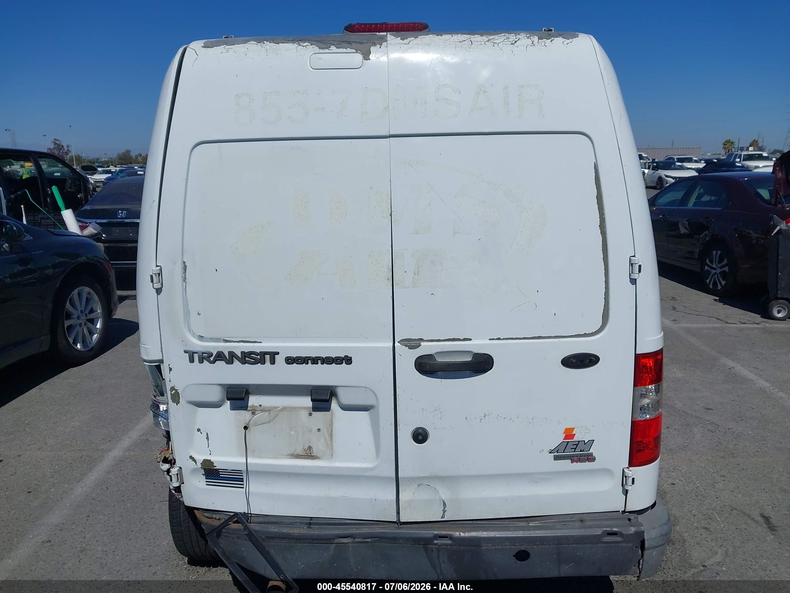 2013 Ford Transit Connect Xl White vin: NM0LS7AN8DT150398