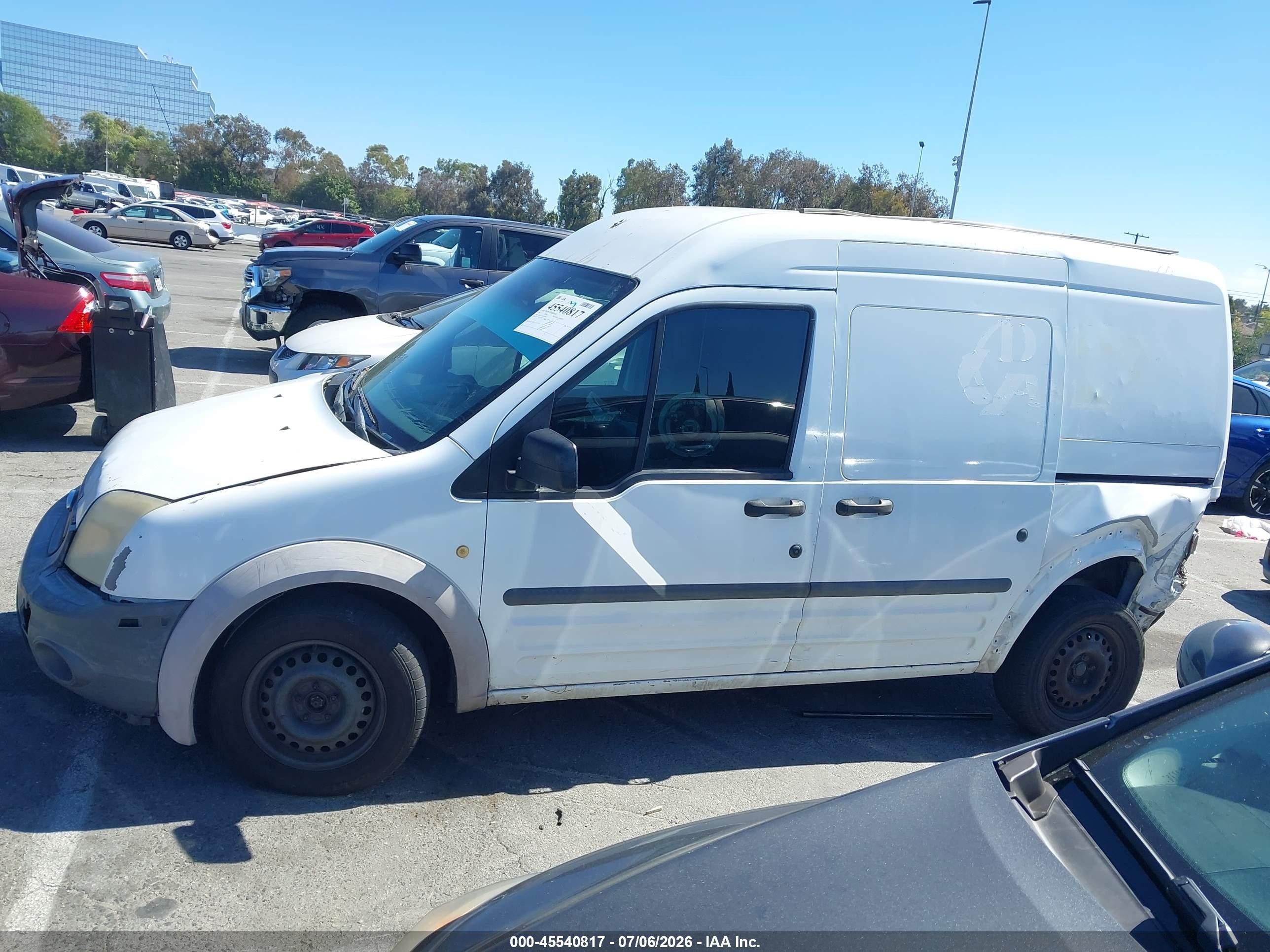 2013 Ford Transit Connect Xl White vin: NM0LS7AN8DT150398