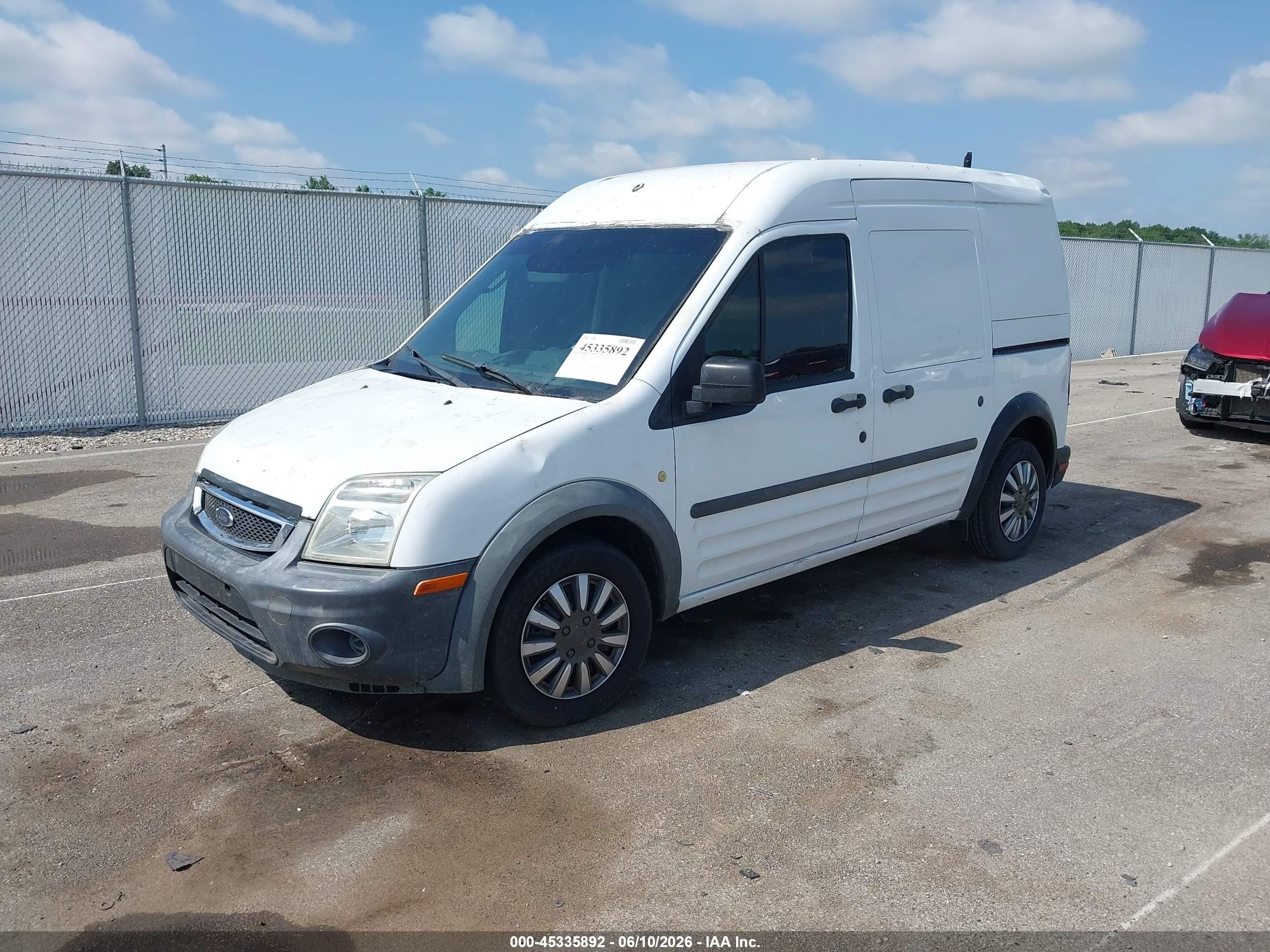 2011 Ford Transit Connect Xl White vin: NM0LS7AN9BT068564