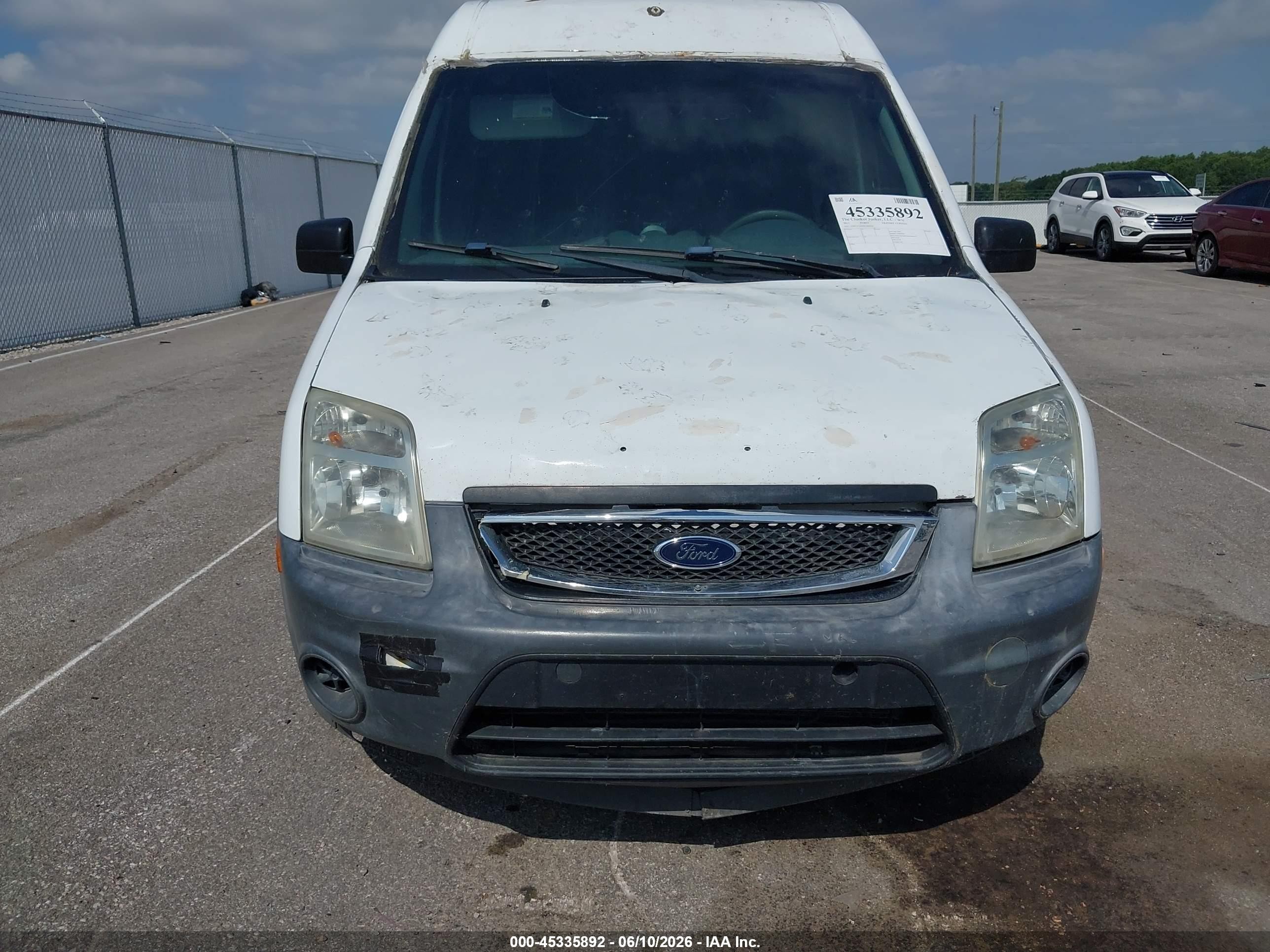 2011 Ford Transit Connect Xl White vin: NM0LS7AN9BT068564