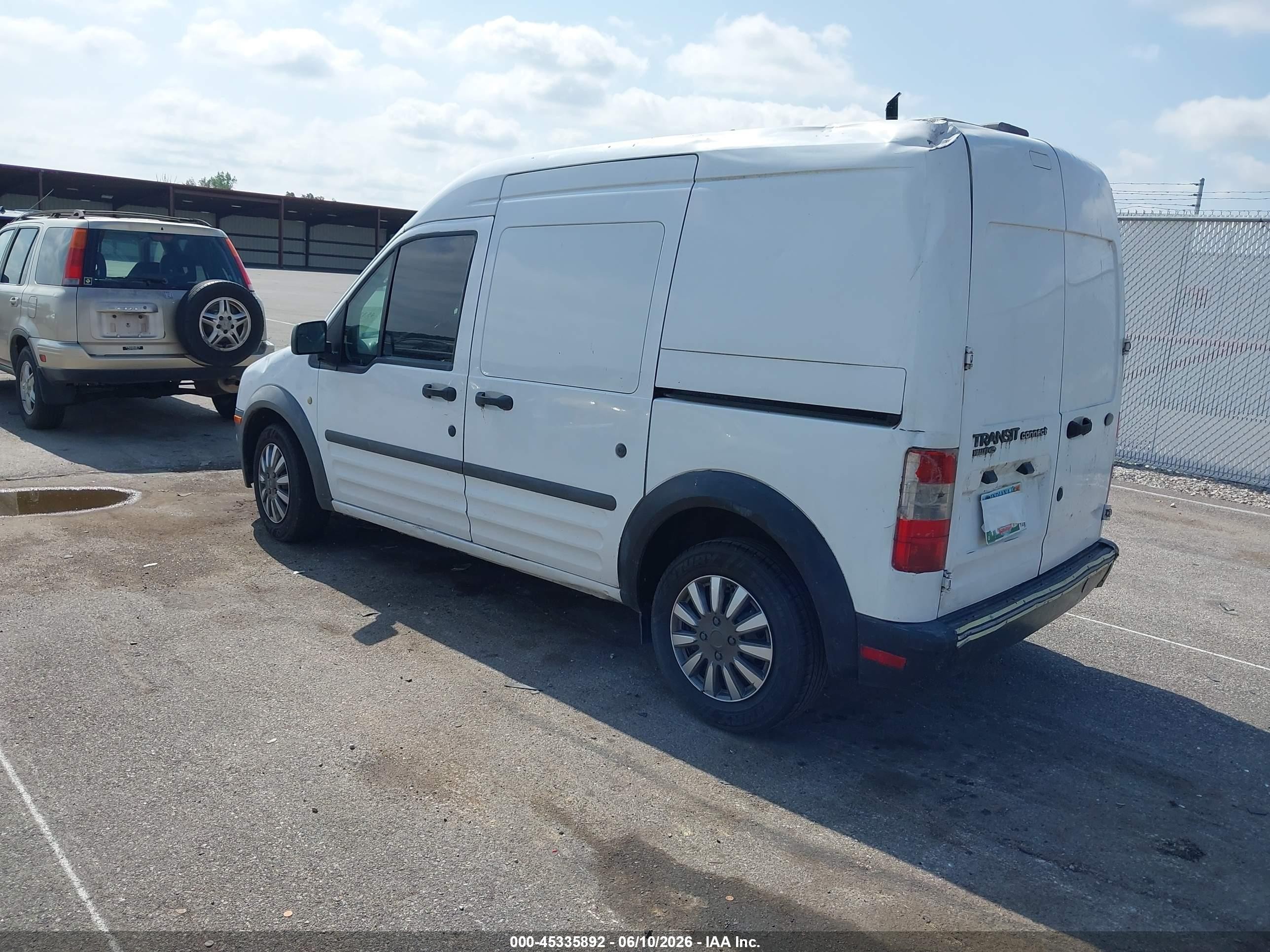 2011 Ford Transit Connect Xl White vin: NM0LS7AN9BT068564