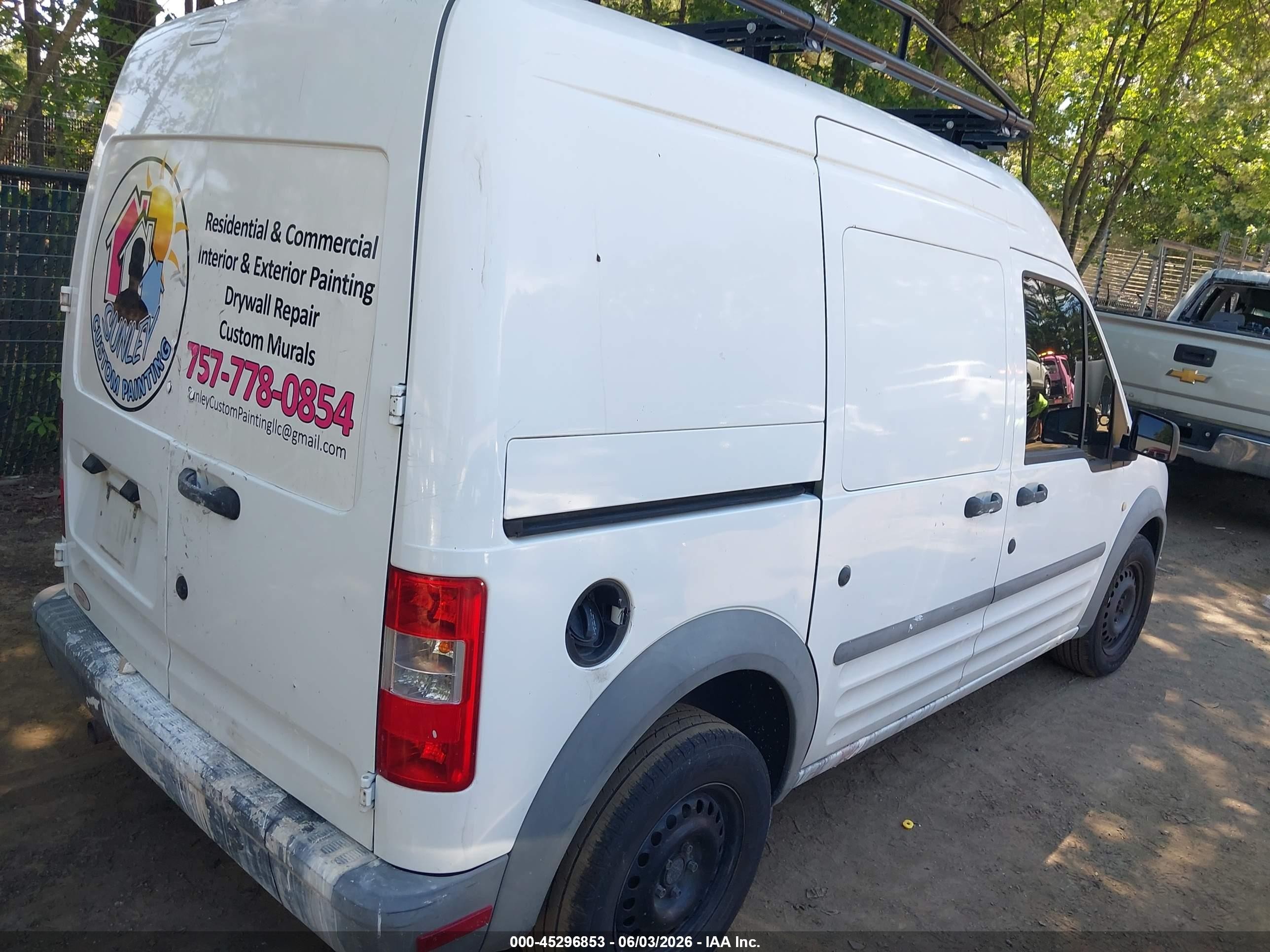 2011 Ford Transit Connect Xl White vin: NM0LS7AN9BT074459