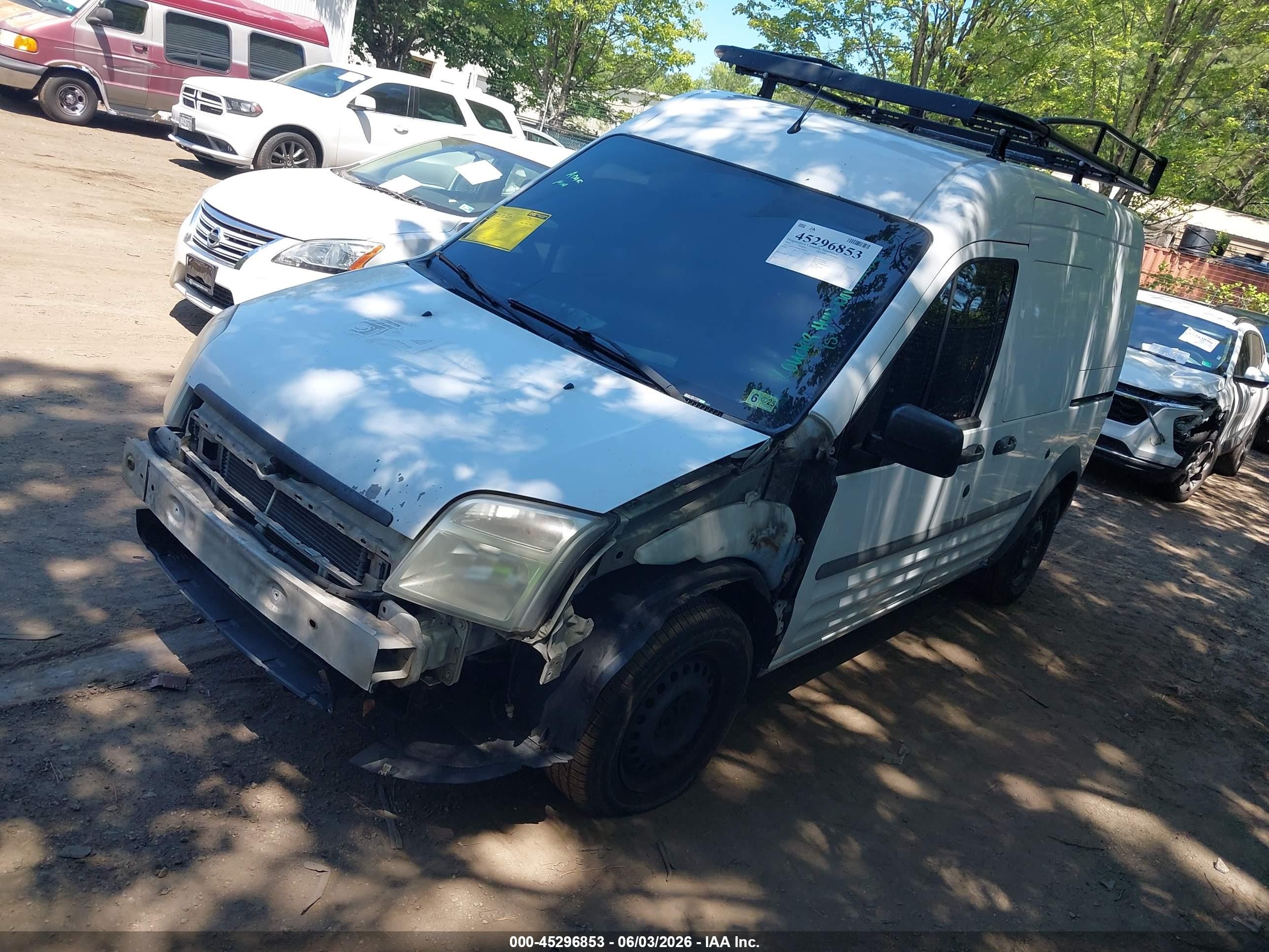 2011 Ford Transit Connect Xl White vin: NM0LS7AN9BT074459