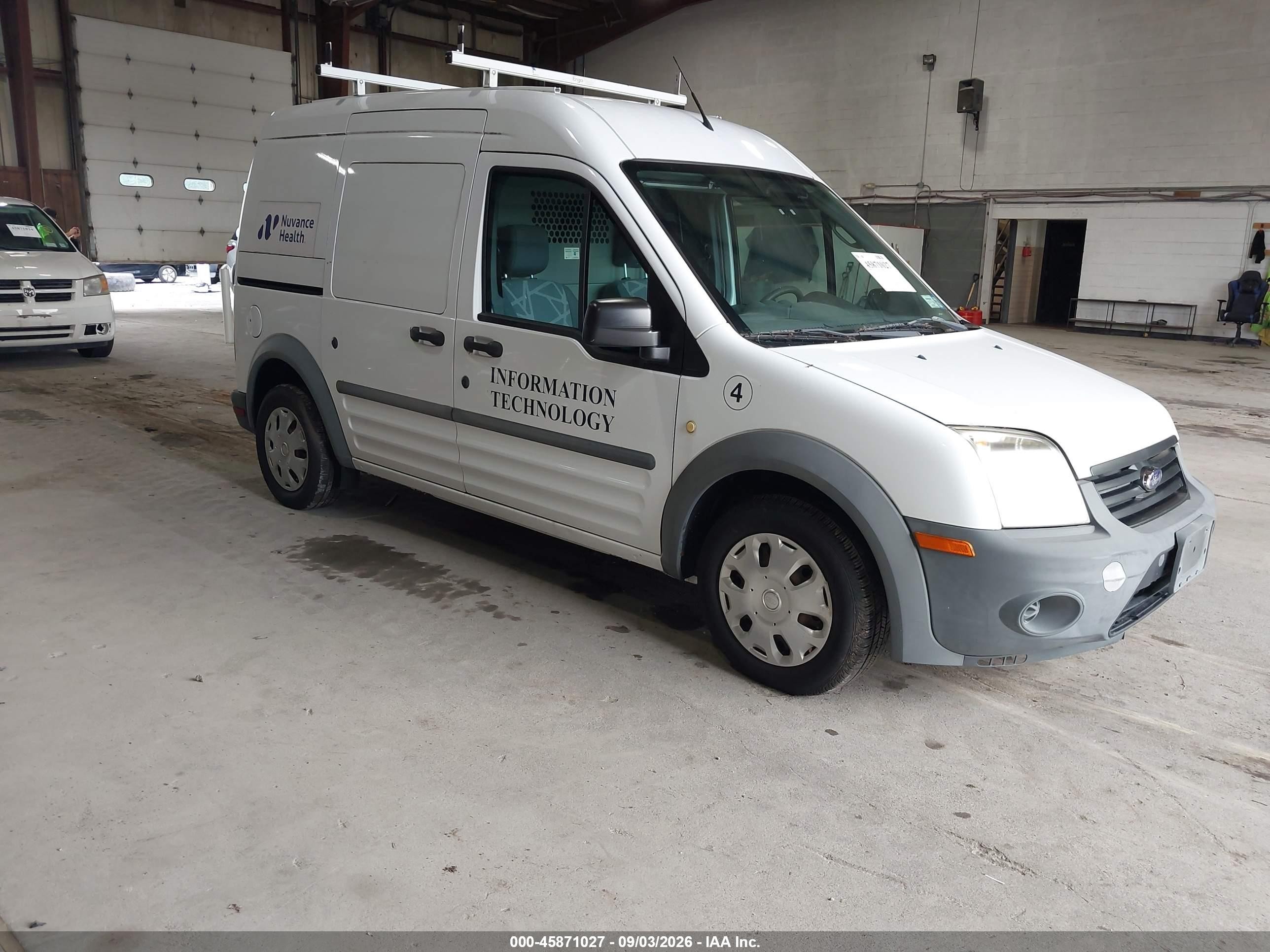 2012 Ford Transit Connect Xl White vin: NM0LS7AN9CT081431