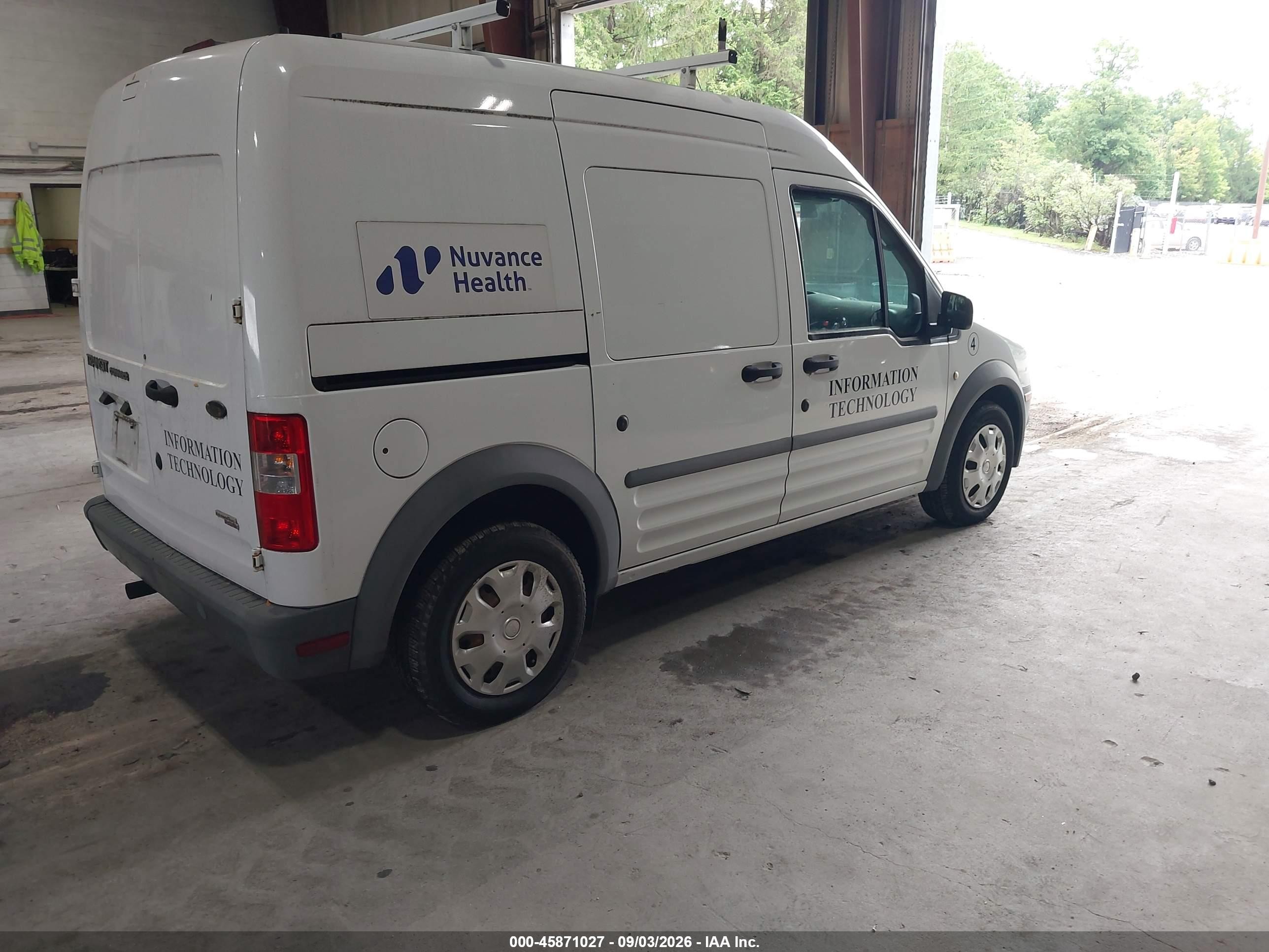 2012 Ford Transit Connect Xl White vin: NM0LS7AN9CT081431