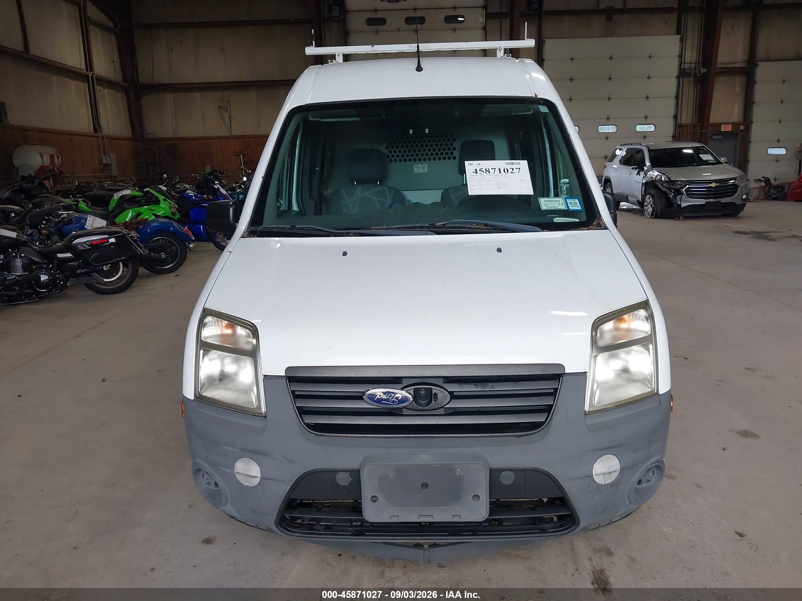 2012 Ford Transit Connect Xl White vin: NM0LS7AN9CT081431