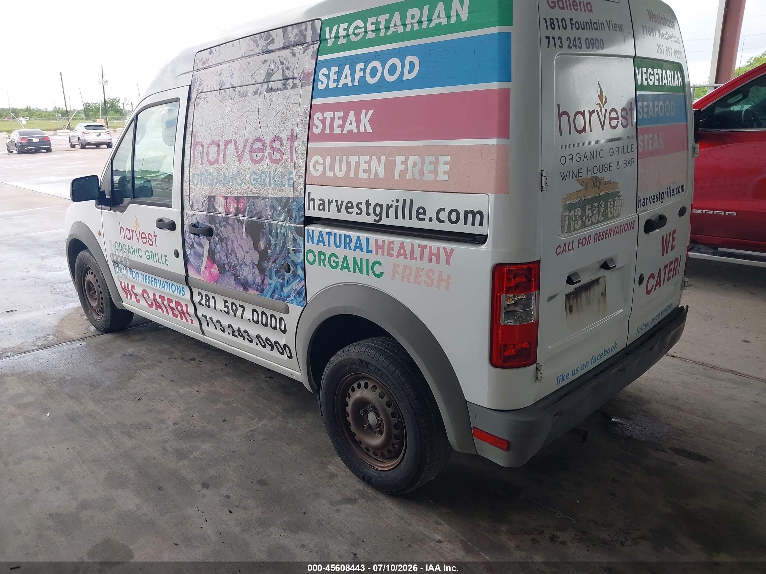 2012 Ford Transit Connect Xl White vin: NM0LS7AN9CT093031