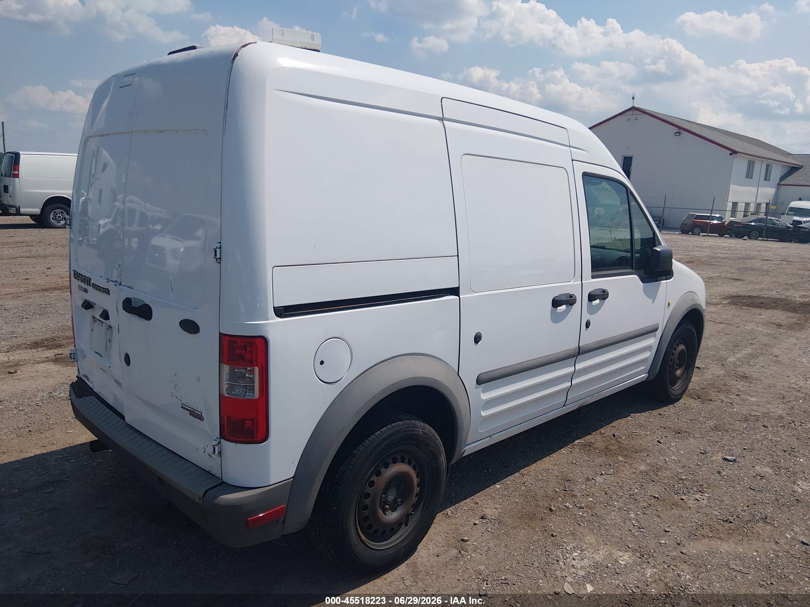 2012 Ford Transit Connect Xl White vin: NM0LS7AN9CT113651
