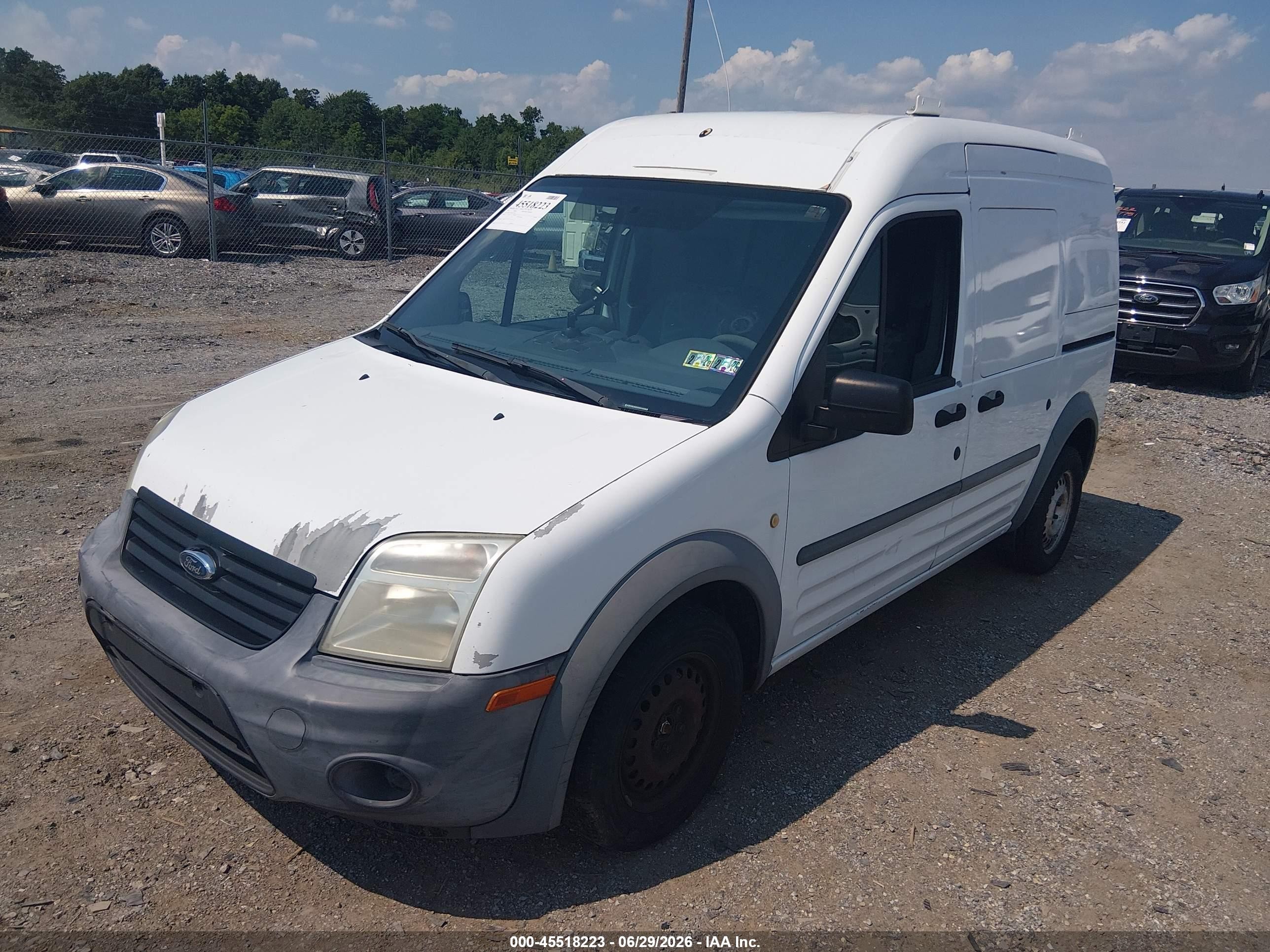 2012 Ford Transit Connect Xl White vin: NM0LS7AN9CT113651