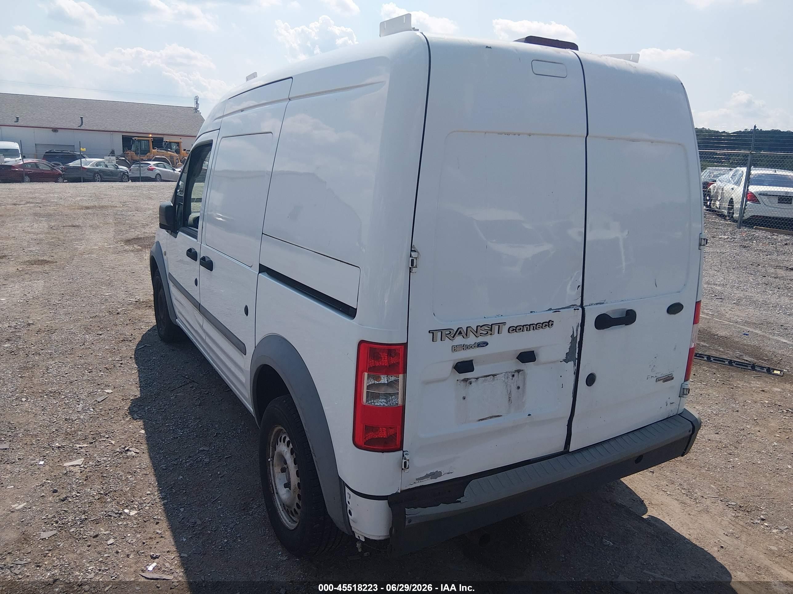 2012 Ford Transit Connect Xl White vin: NM0LS7AN9CT113651