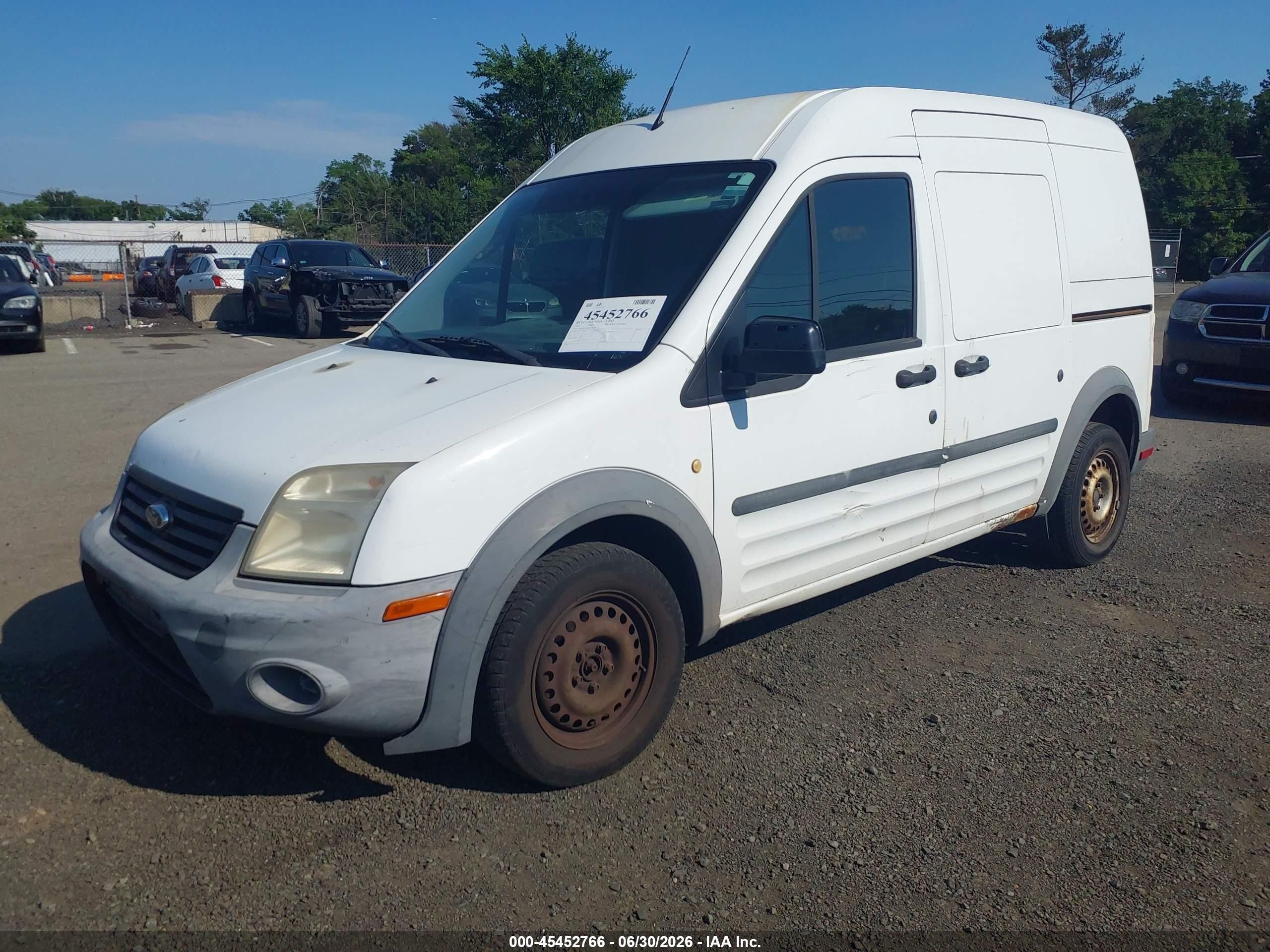 2013 Ford Transit Connect Xl White vin: NM0LS7AN9DT128359