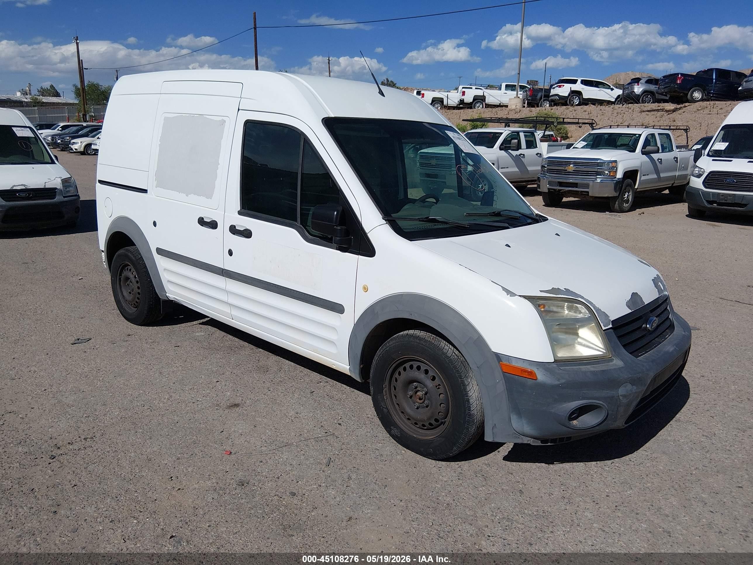 2013 Ford Transit Connect Xl White vin: NM0LS7AN9DT147851