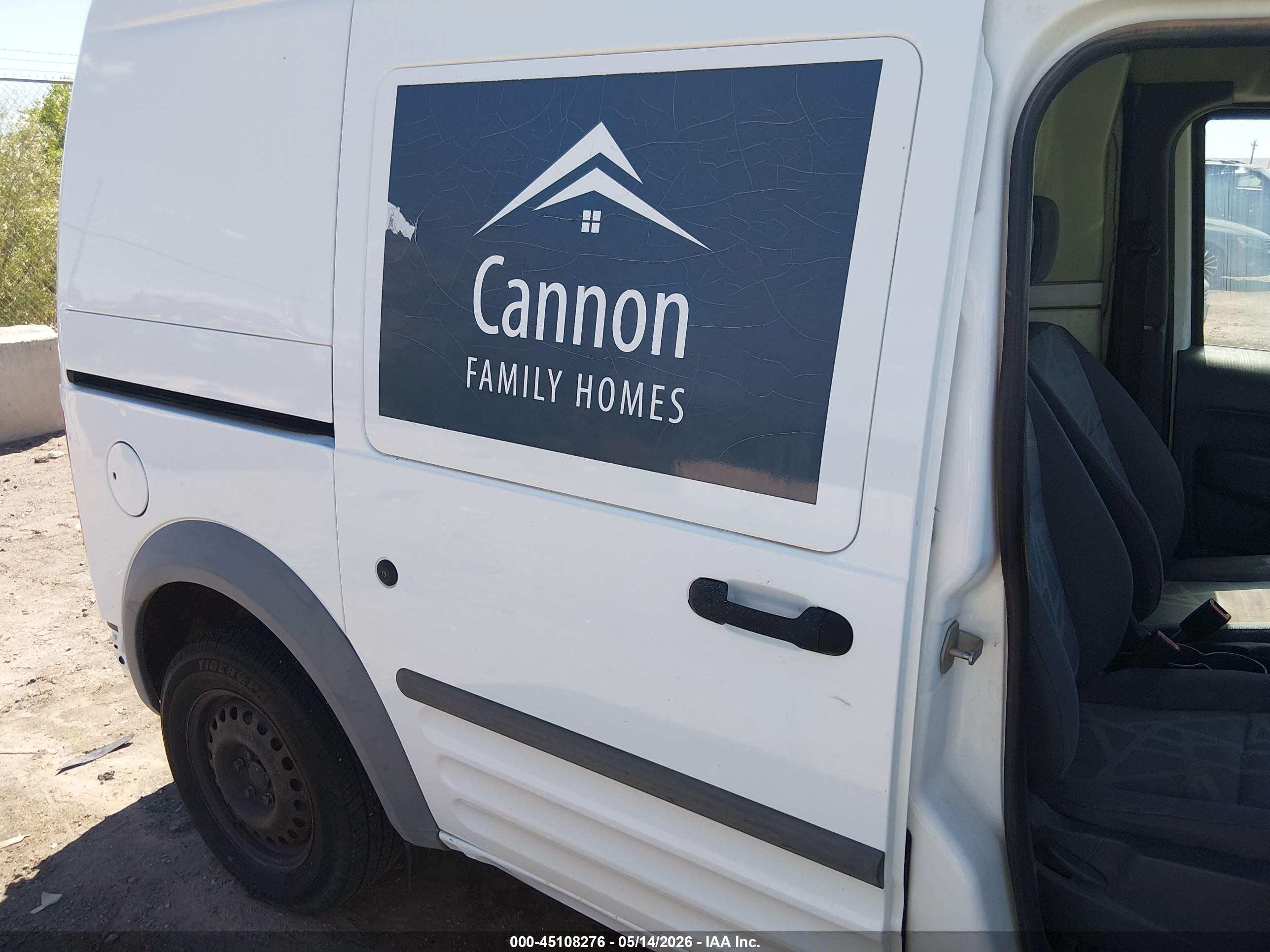 2013 Ford Transit Connect Xl White vin: NM0LS7AN9DT147851