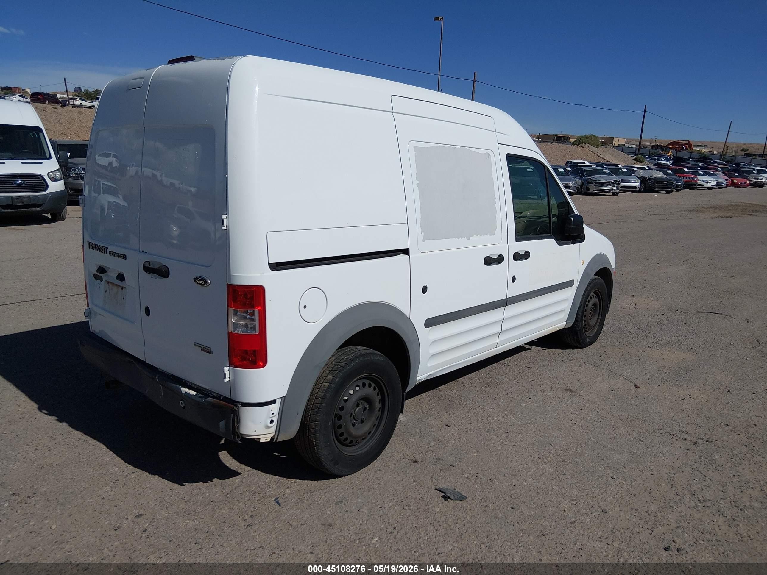 2013 Ford Transit Connect Xl White vin: NM0LS7AN9DT147851