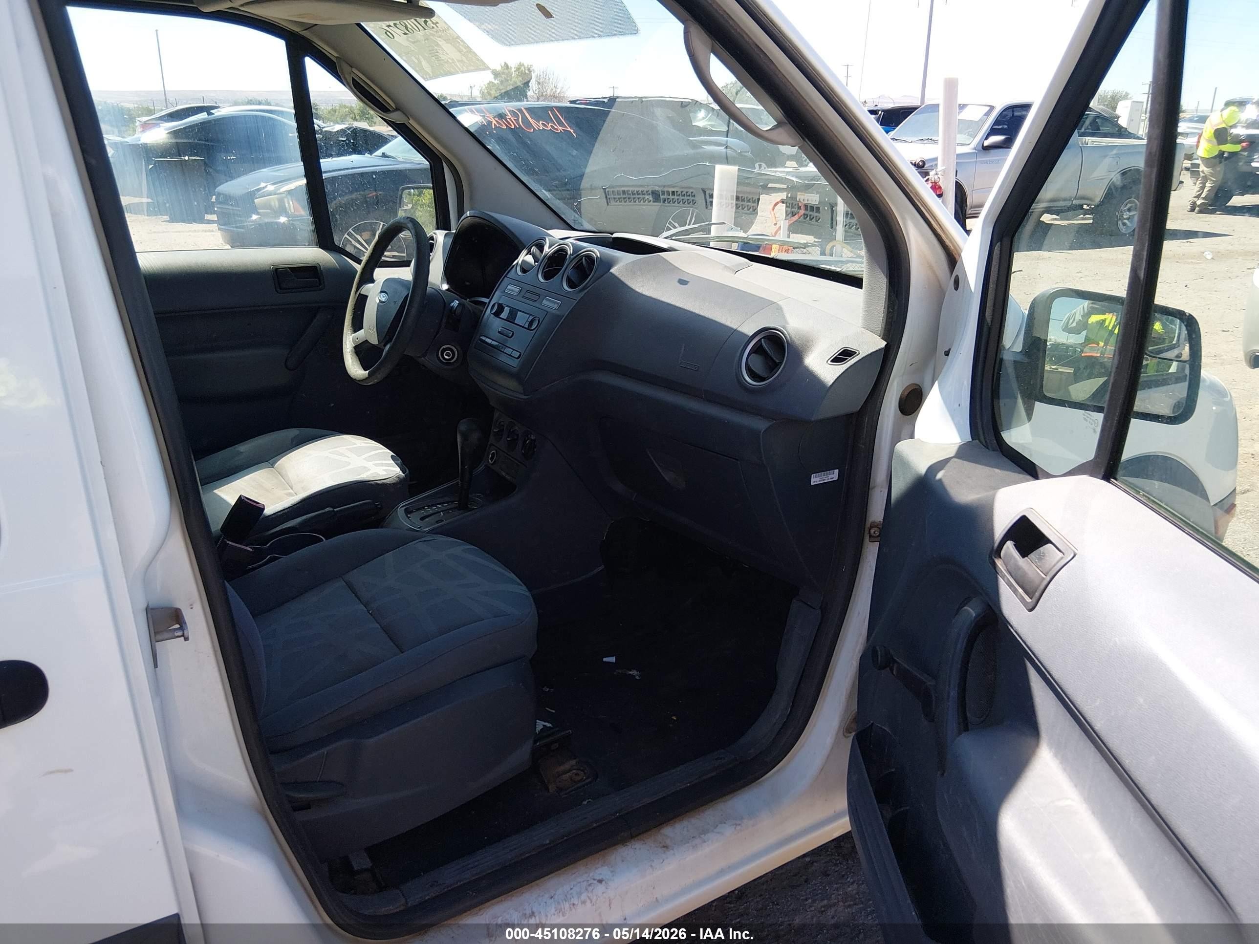 2013 Ford Transit Connect Xl White vin: NM0LS7AN9DT147851