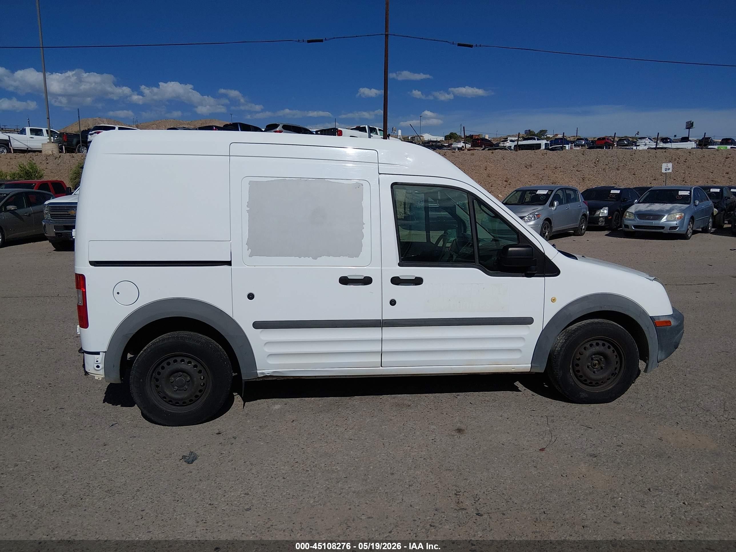 2013 Ford Transit Connect Xl White vin: NM0LS7AN9DT147851