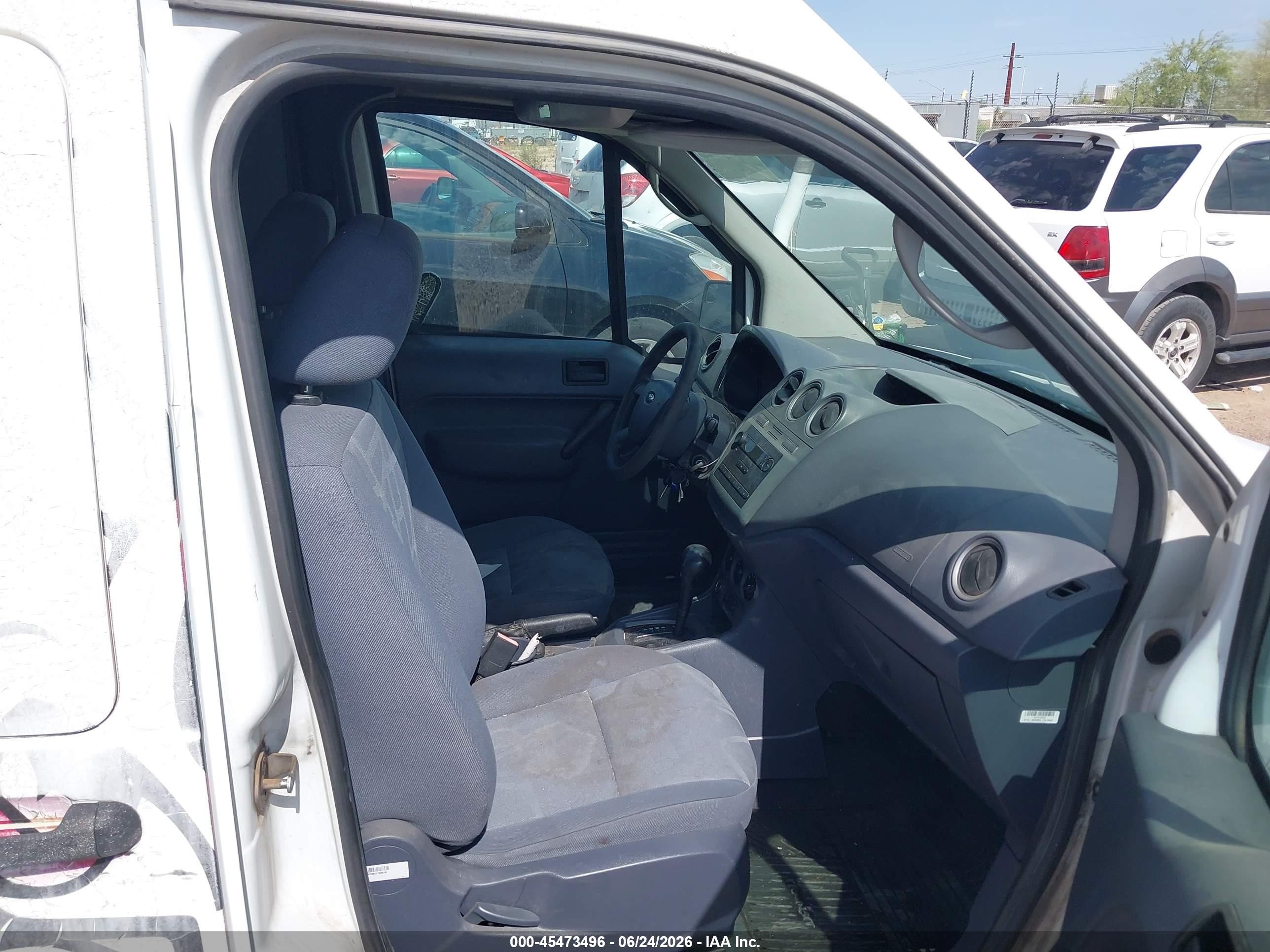 2013 Ford Transit Connect Xl White vin: NM0LS7AN9DT153441