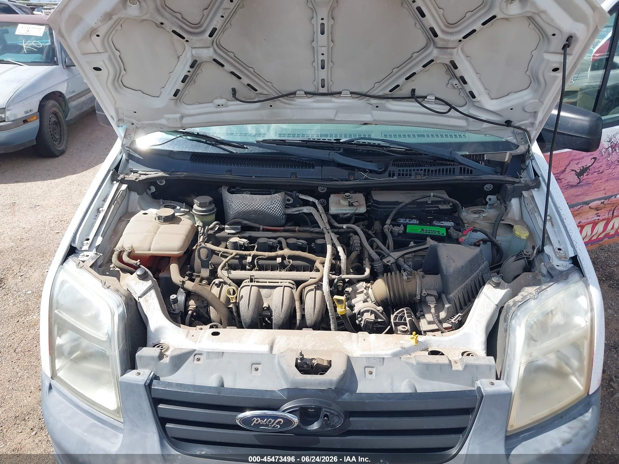 2013 Ford Transit Connect Xl White vin: NM0LS7AN9DT153441