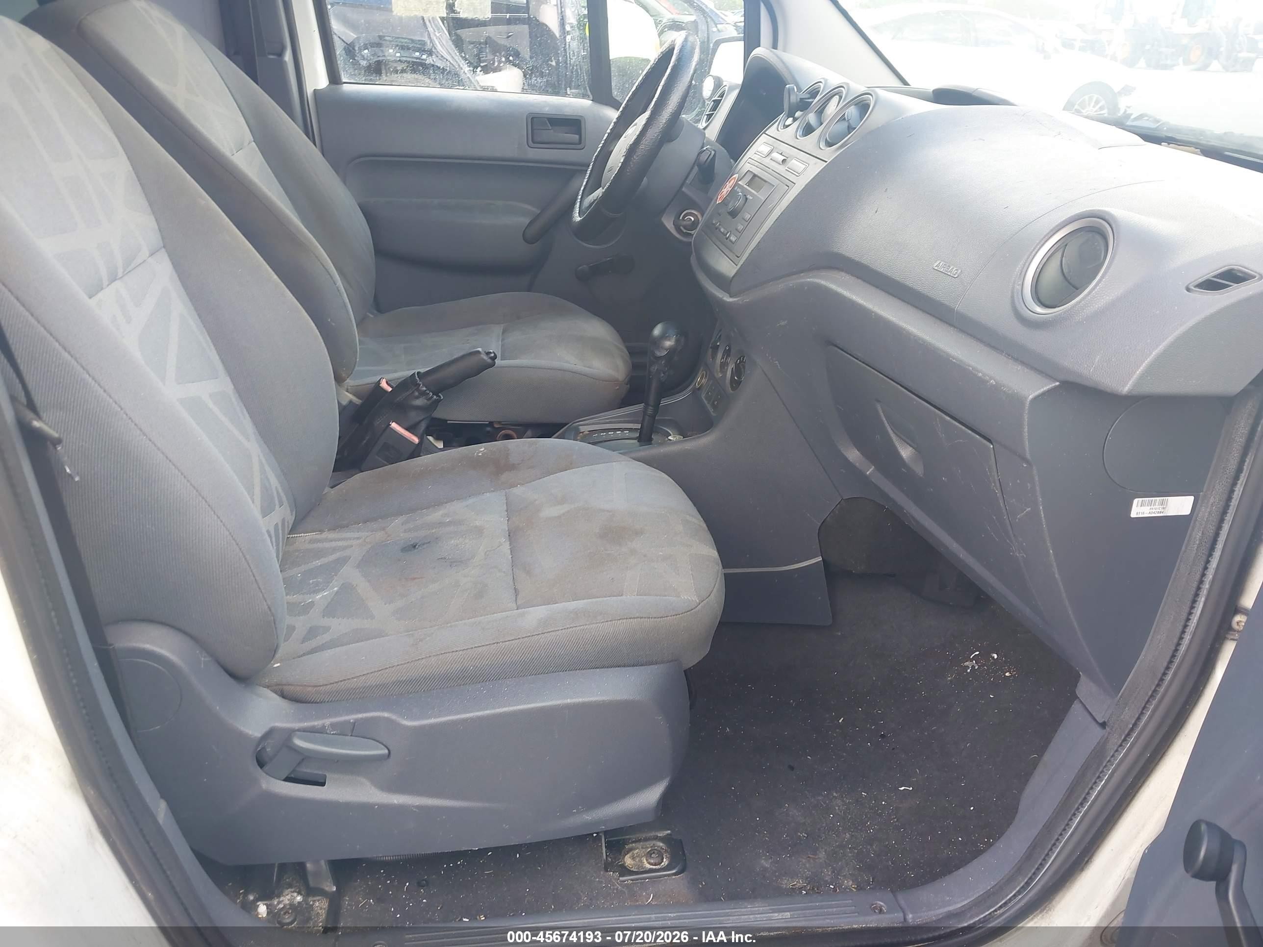 2010 Ford Transit Connect Xl White vin: NM0LS7ANXAT002717