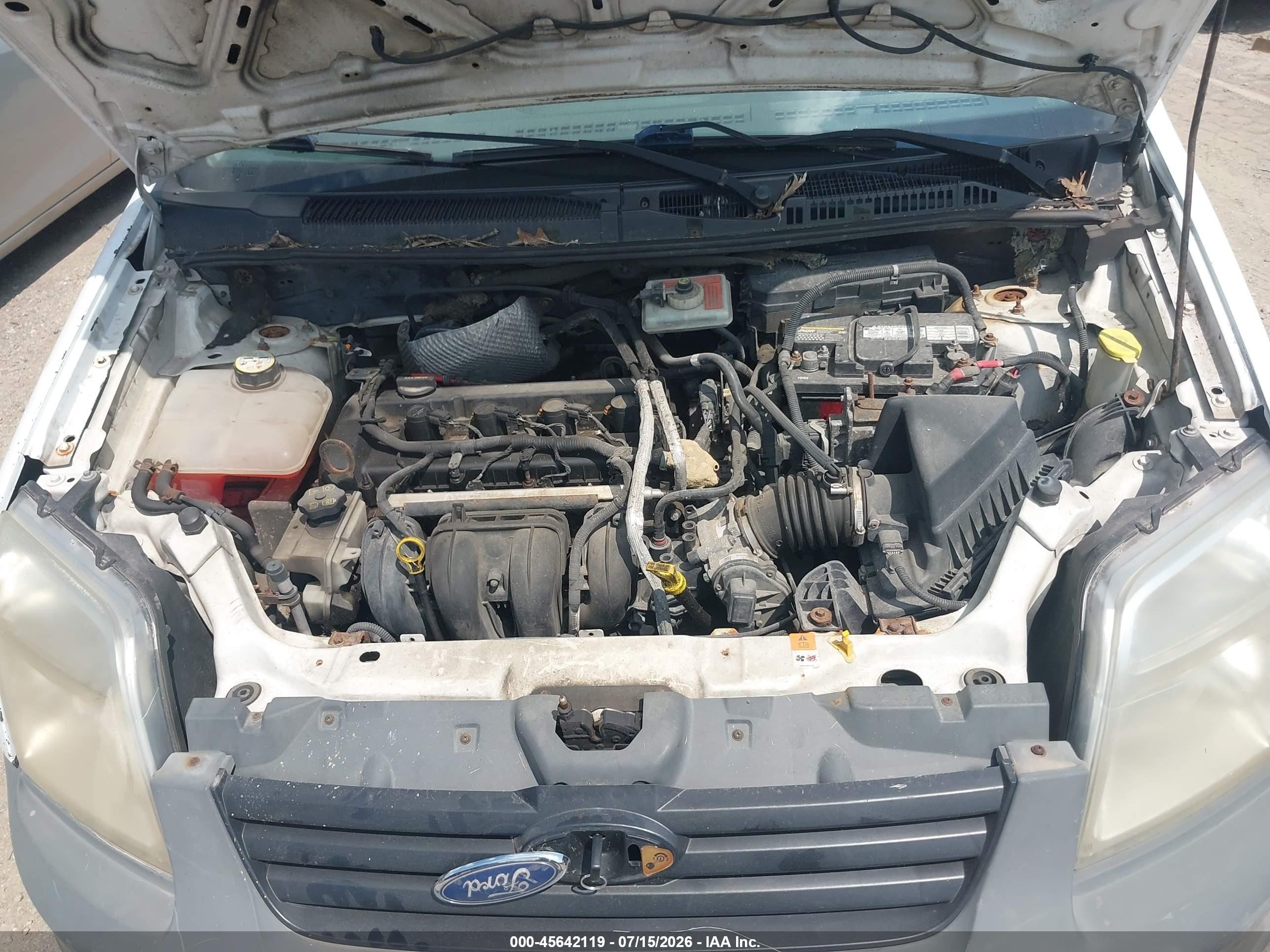 2010 Ford Transit Connect Xl White vin: NM0LS7ANXAT007092