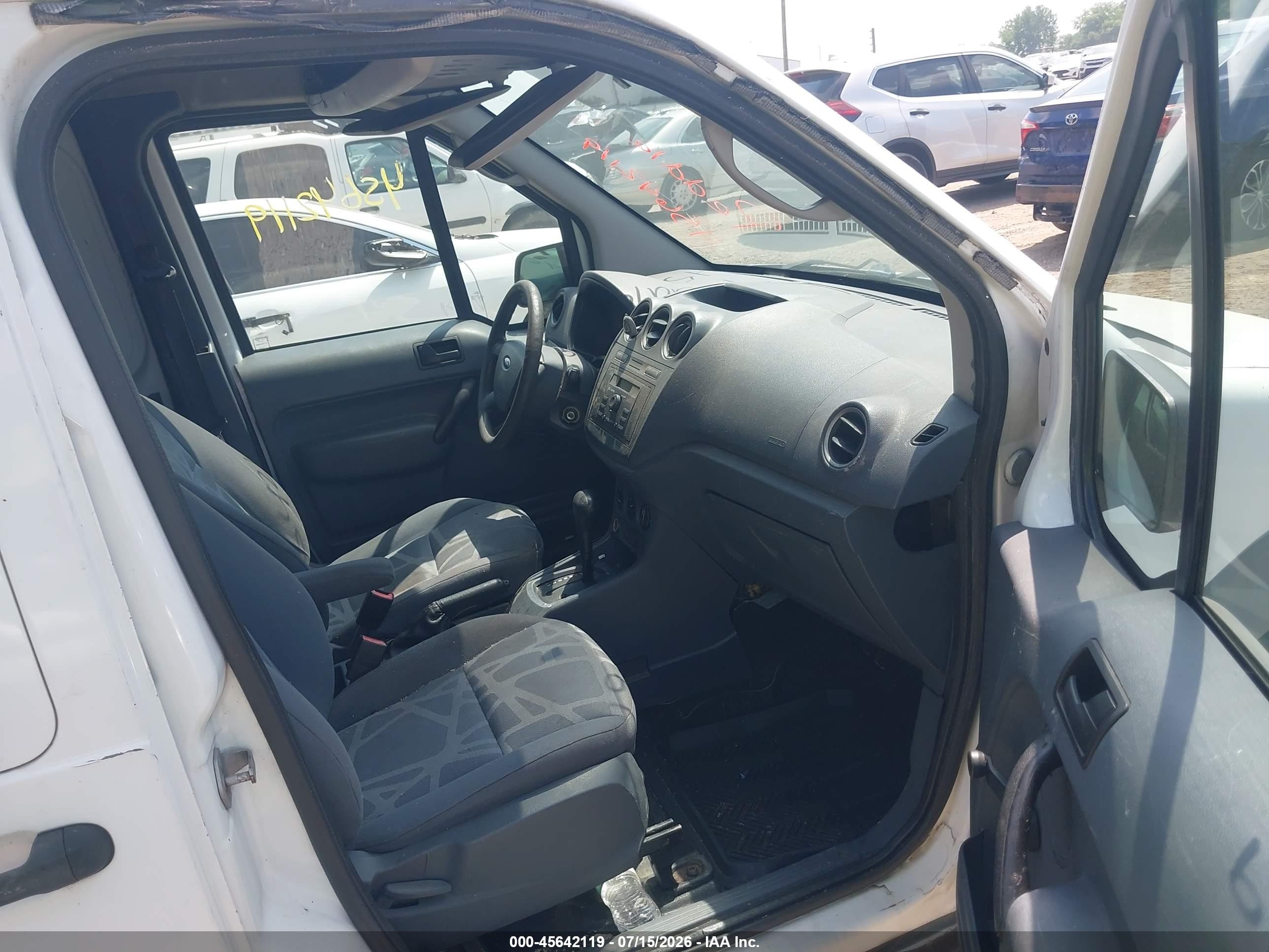 2010 Ford Transit Connect Xl White vin: NM0LS7ANXAT007092
