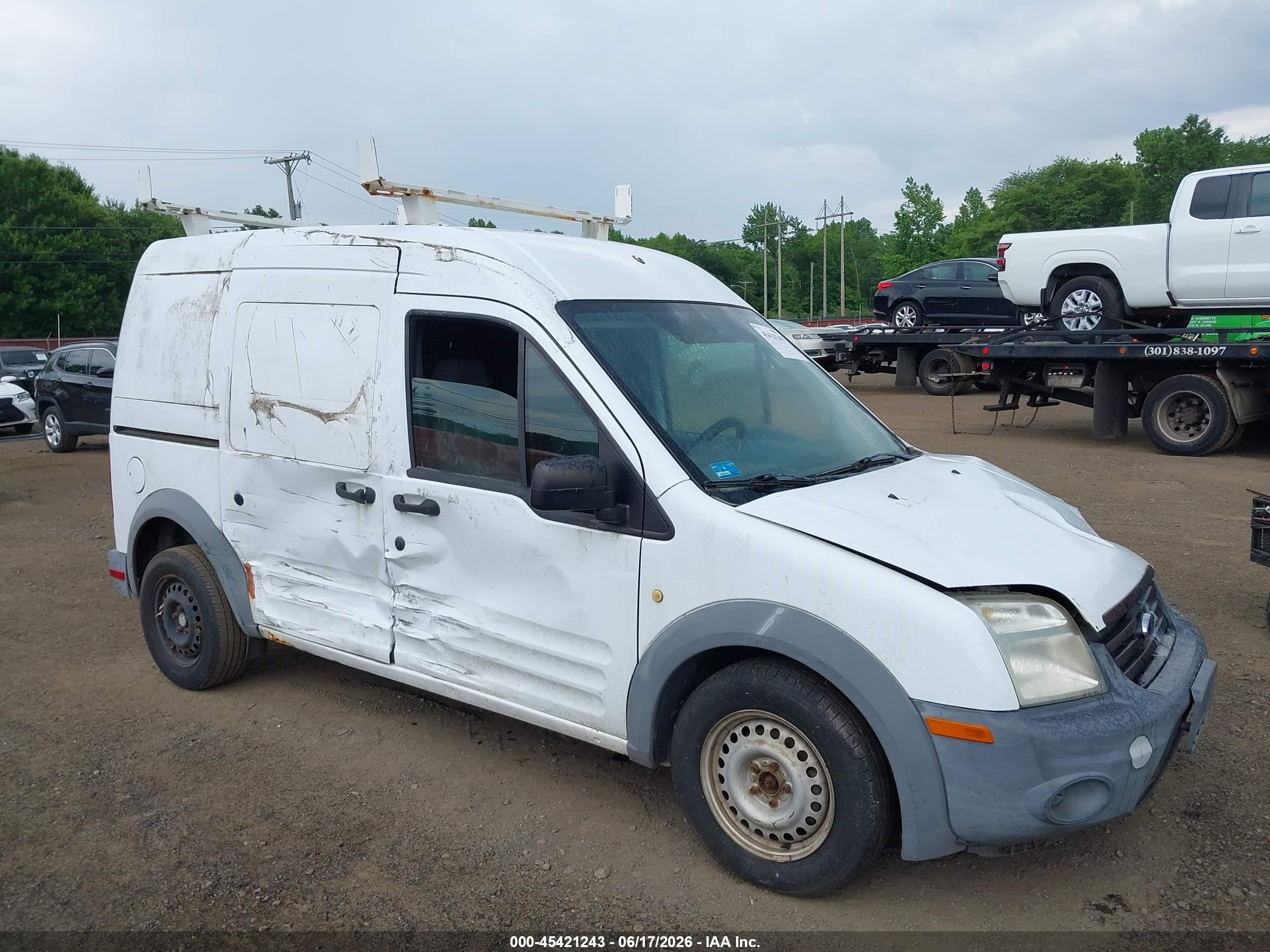 2012 Ford Transit Connect Xl White vin: NM0LS7ANXCT094057