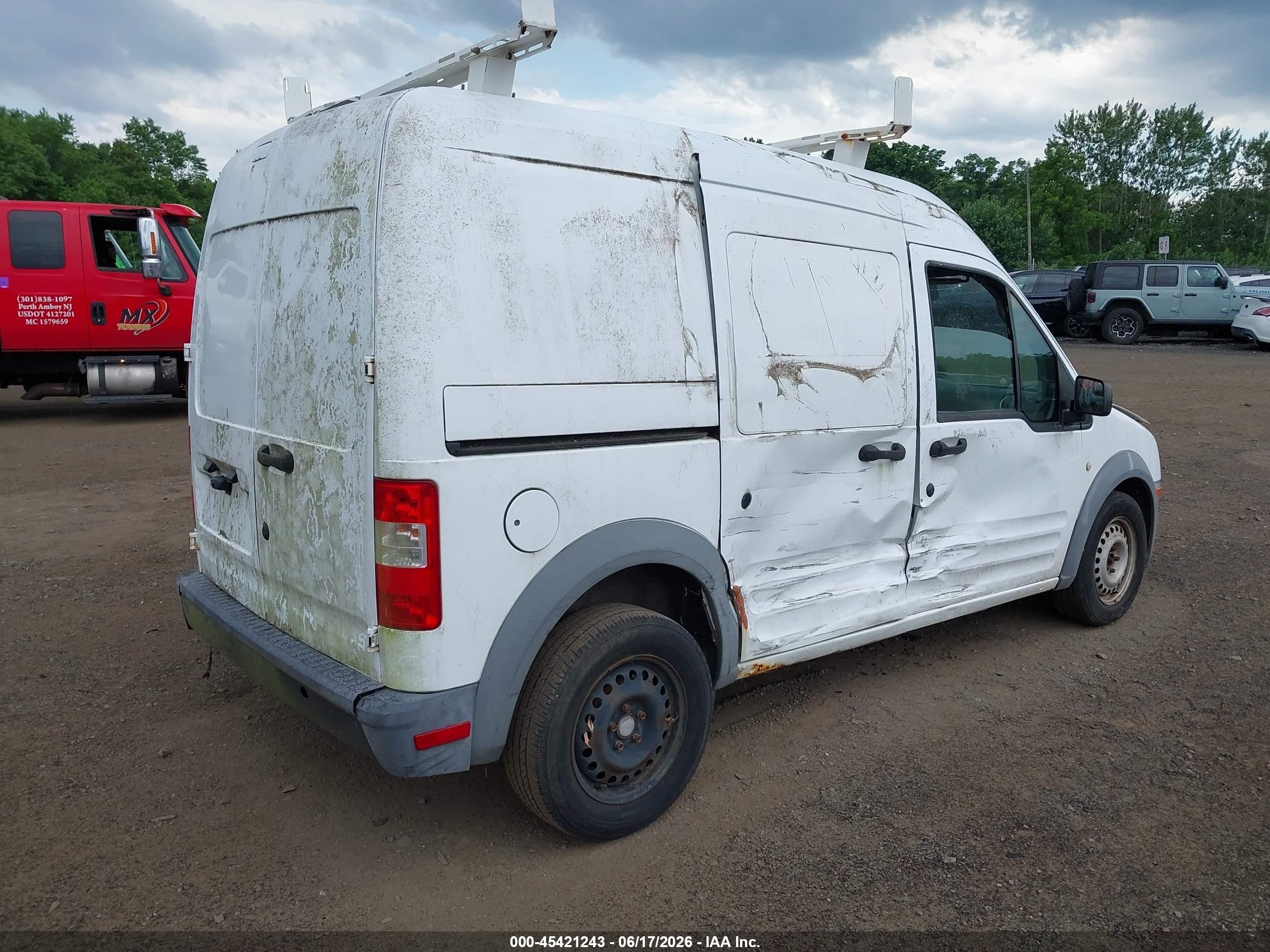 2012 Ford Transit Connect Xl White vin: NM0LS7ANXCT094057