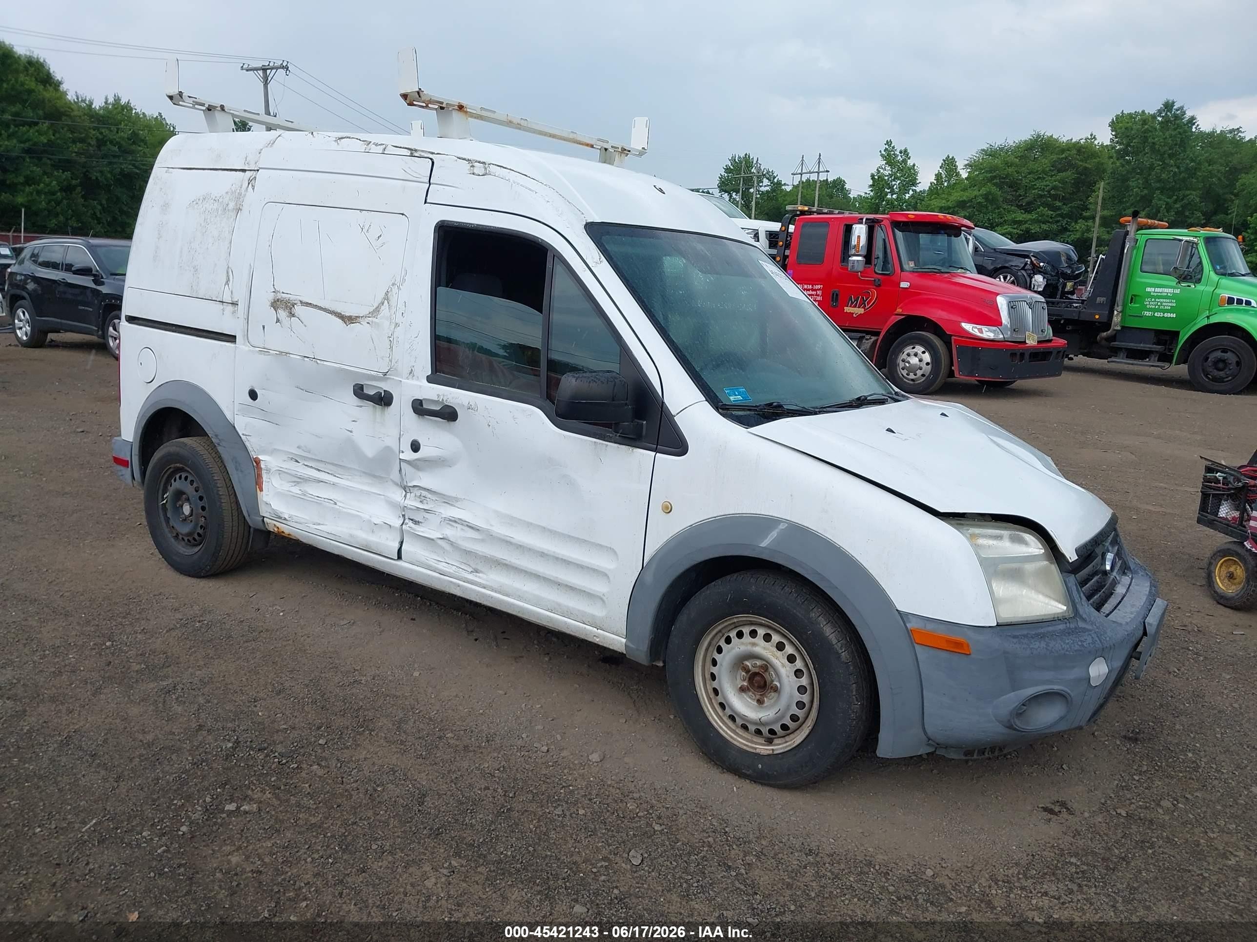 2012 Ford Transit Connect Xl White vin: NM0LS7ANXCT094057