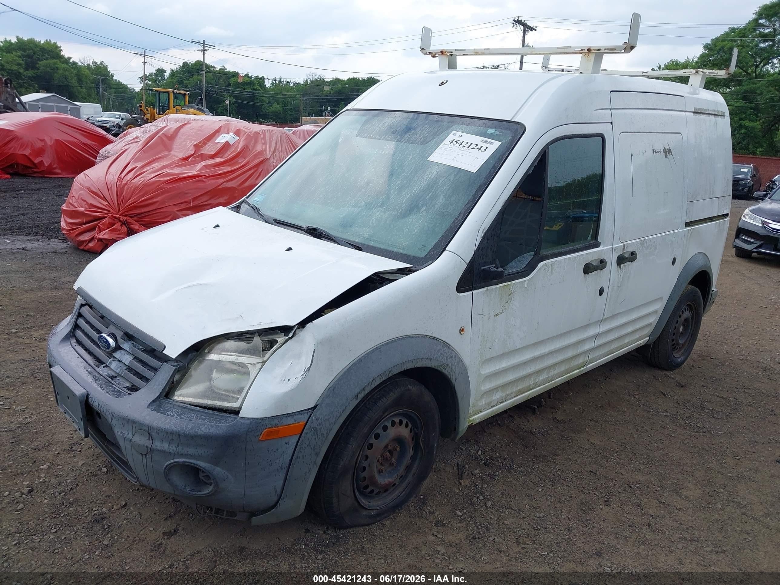 2012 Ford Transit Connect Xl White vin: NM0LS7ANXCT094057