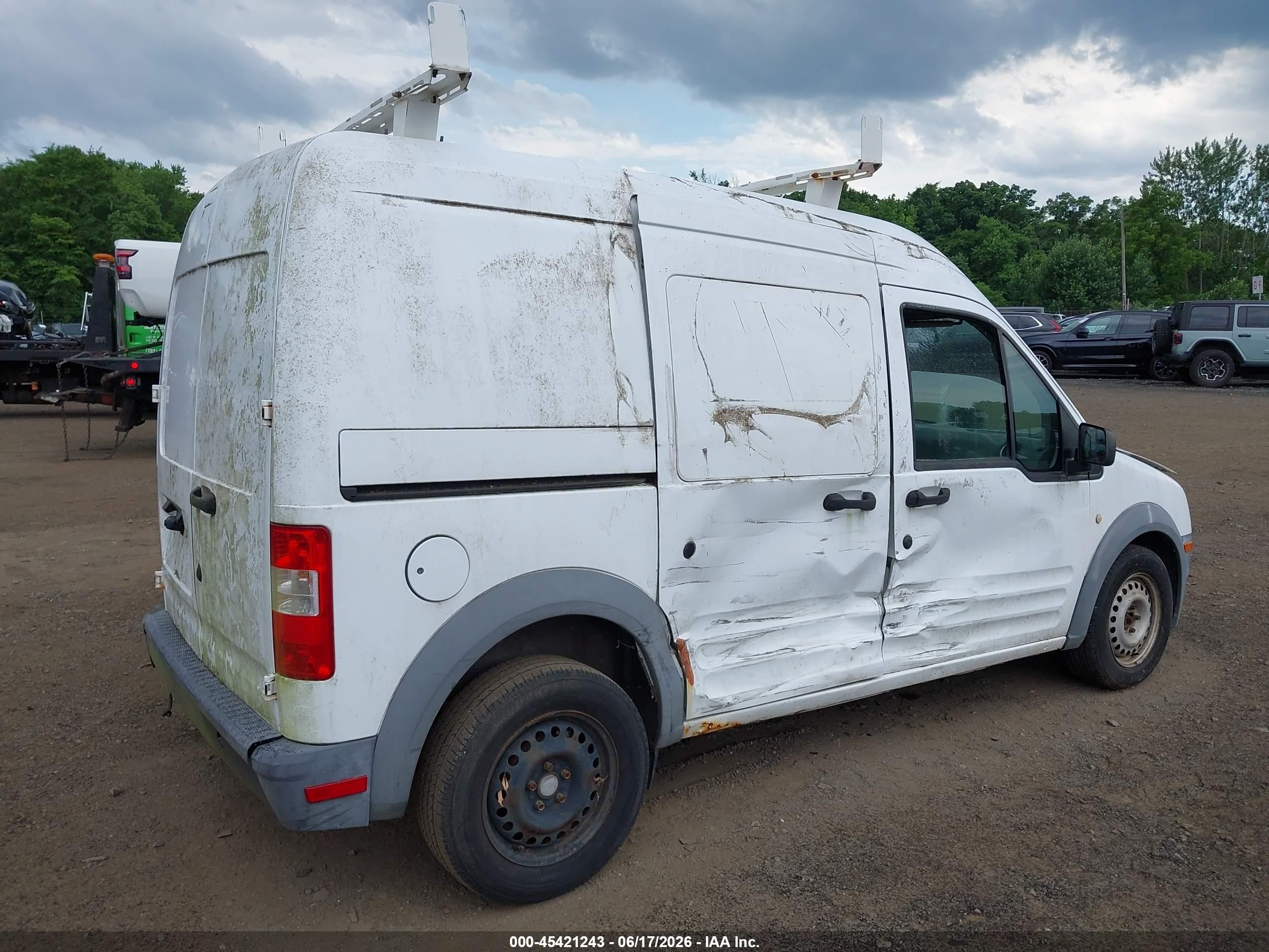 2012 Ford Transit Connect Xl White vin: NM0LS7ANXCT094057
