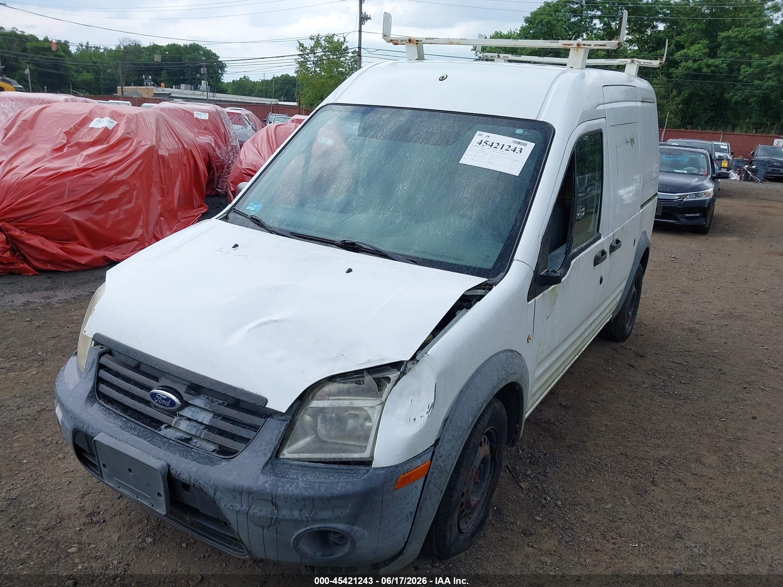 2012 Ford Transit Connect Xl White vin: NM0LS7ANXCT094057