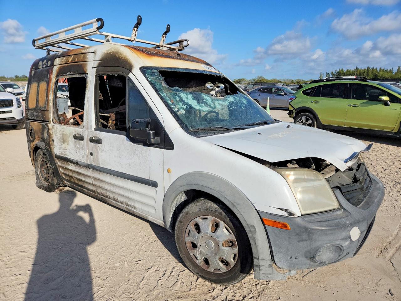 2012 Ford Transit Connect Xl Белый vin: NM0LS7ANXCT096584