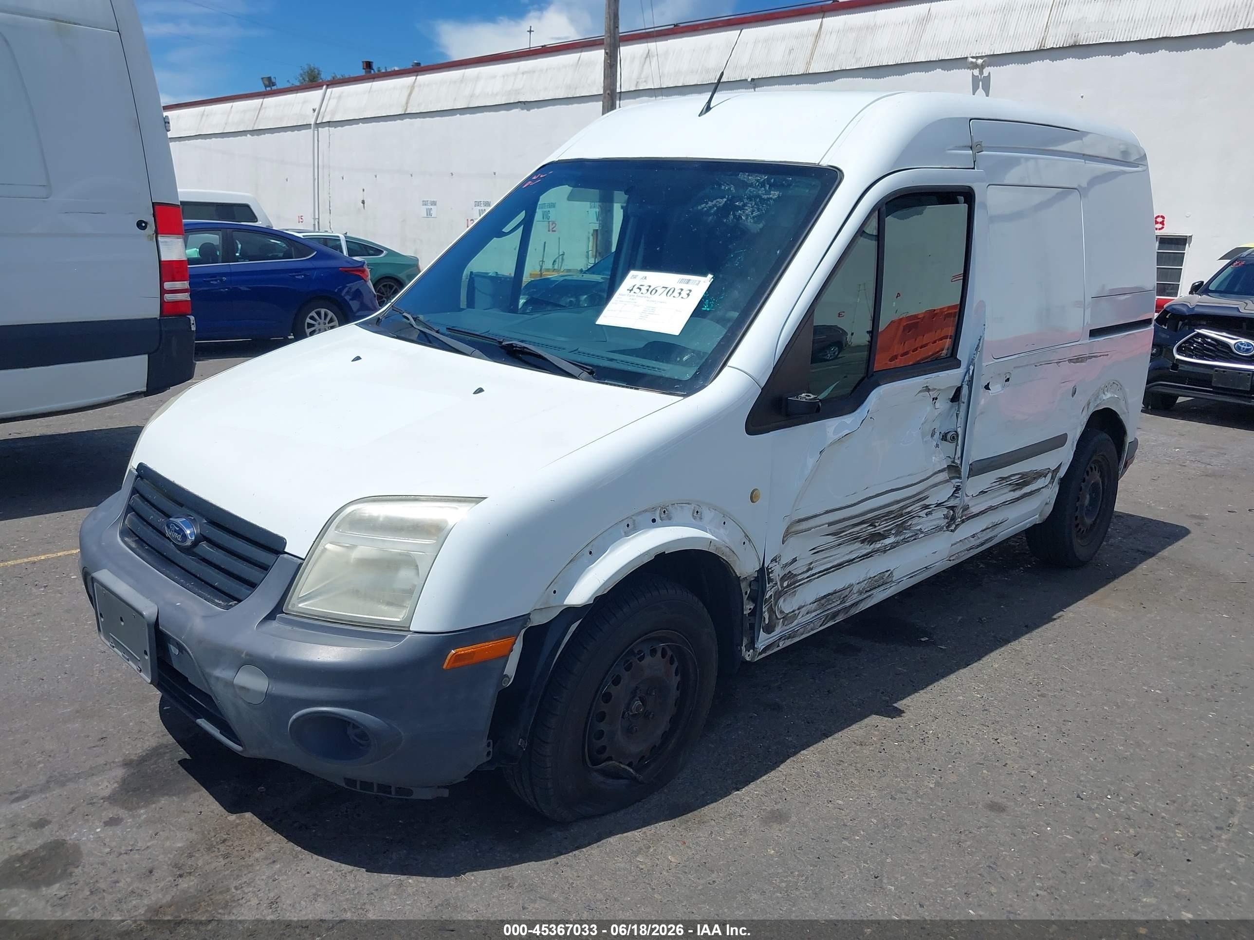 2013 Ford Transit Connect Xl White vin: NM0LS7ANXDT127883