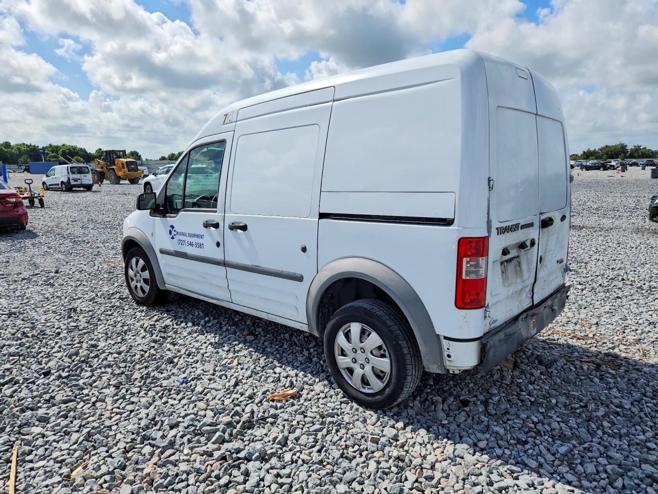 2013 Ford Transit Connect Xl White vin: NM0LS7ANXDT153187