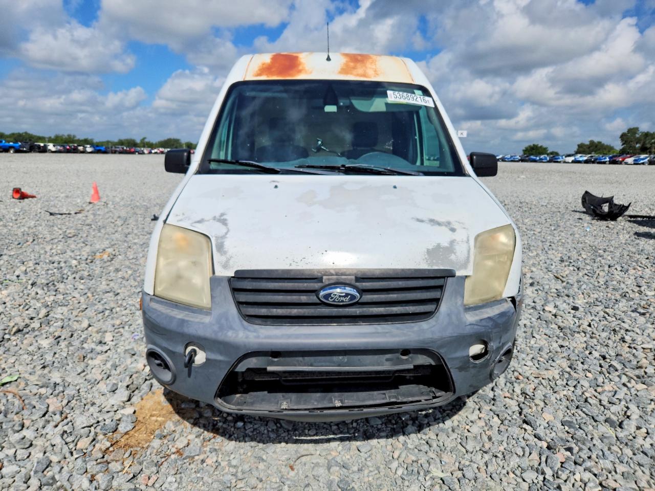 2013 Ford Transit Connect Xl White vin: NM0LS7ANXDT153187