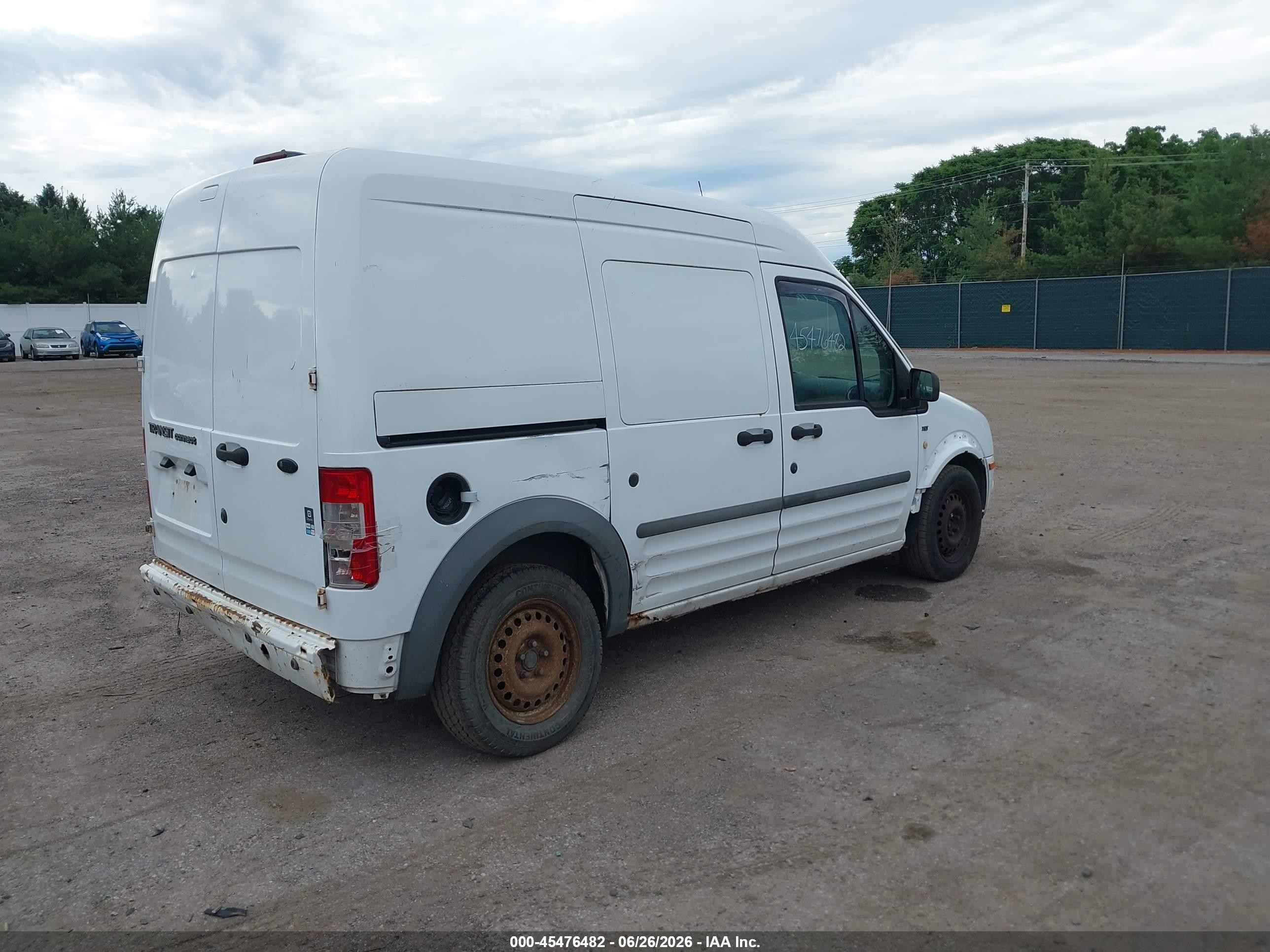 2010 Ford Transit Connect Xlt White vin: NM0LS7BN0AT040343