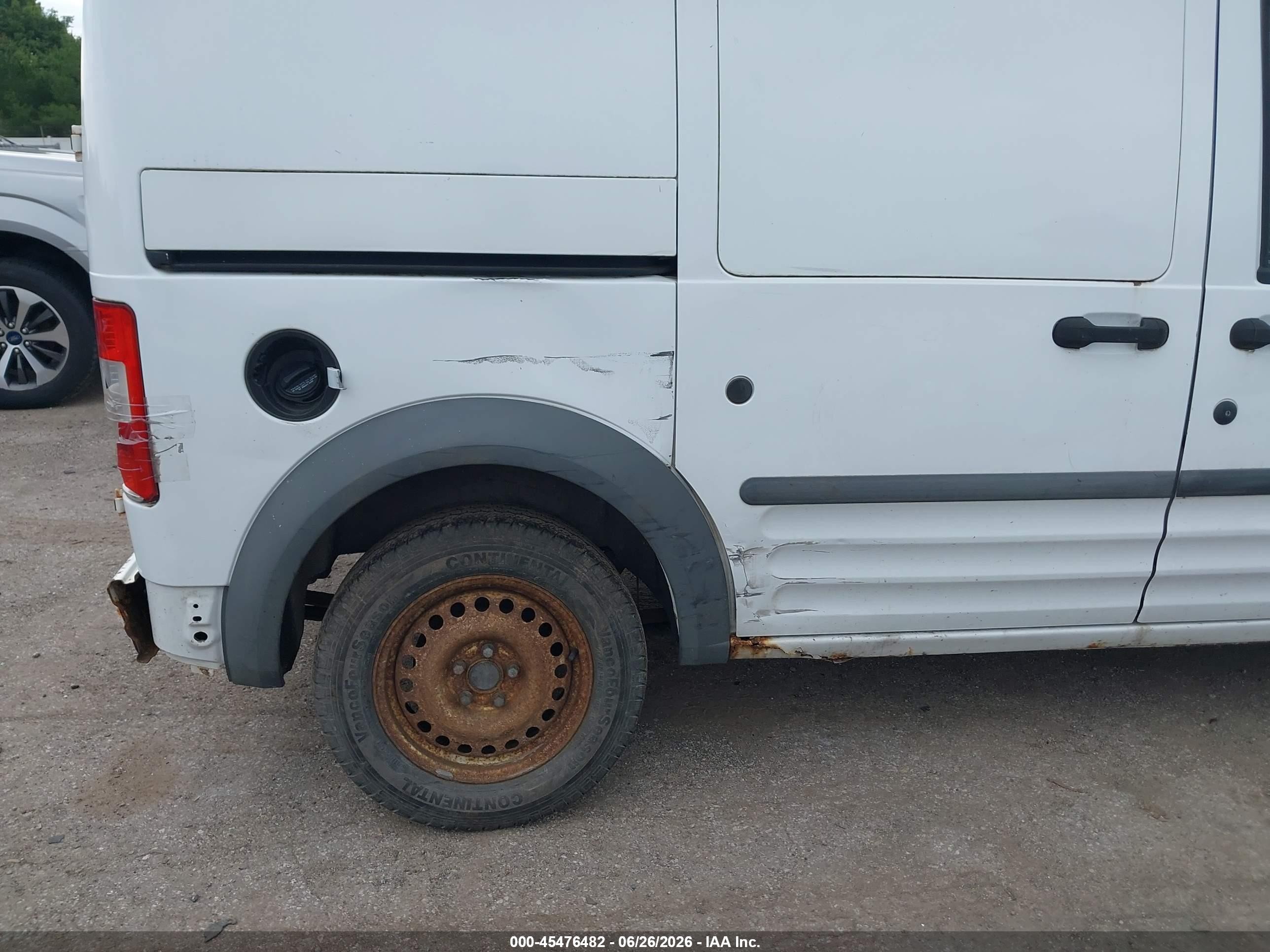 2010 Ford Transit Connect Xlt White vin: NM0LS7BN0AT040343