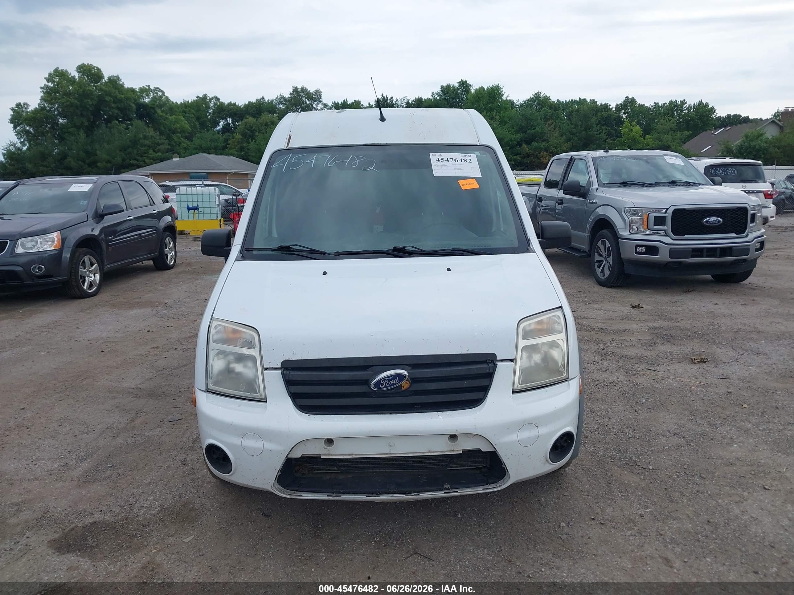 2010 Ford Transit Connect Xlt White vin: NM0LS7BN0AT040343